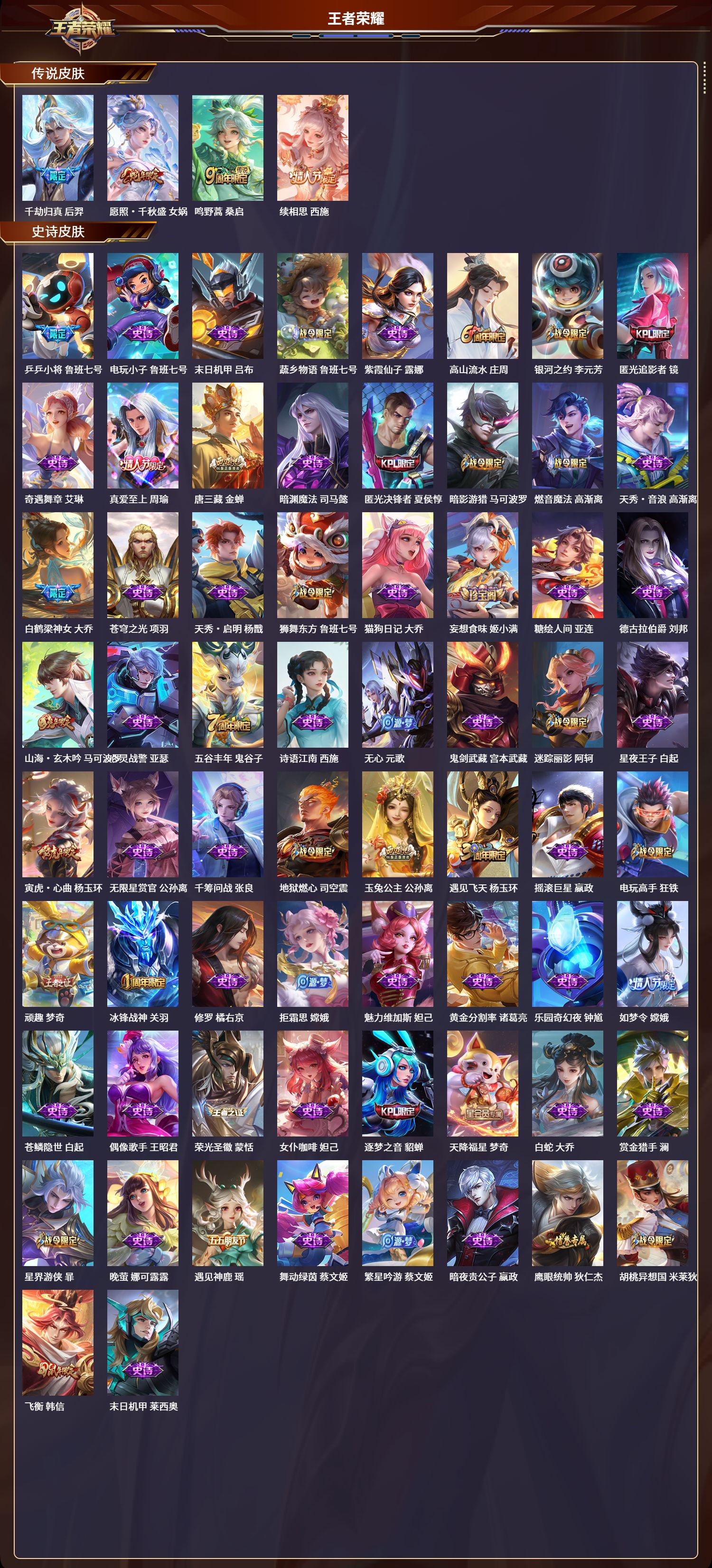 WZQM3373013王者荣耀账号详情图3 WZQM3373013王者荣耀账号详情图3