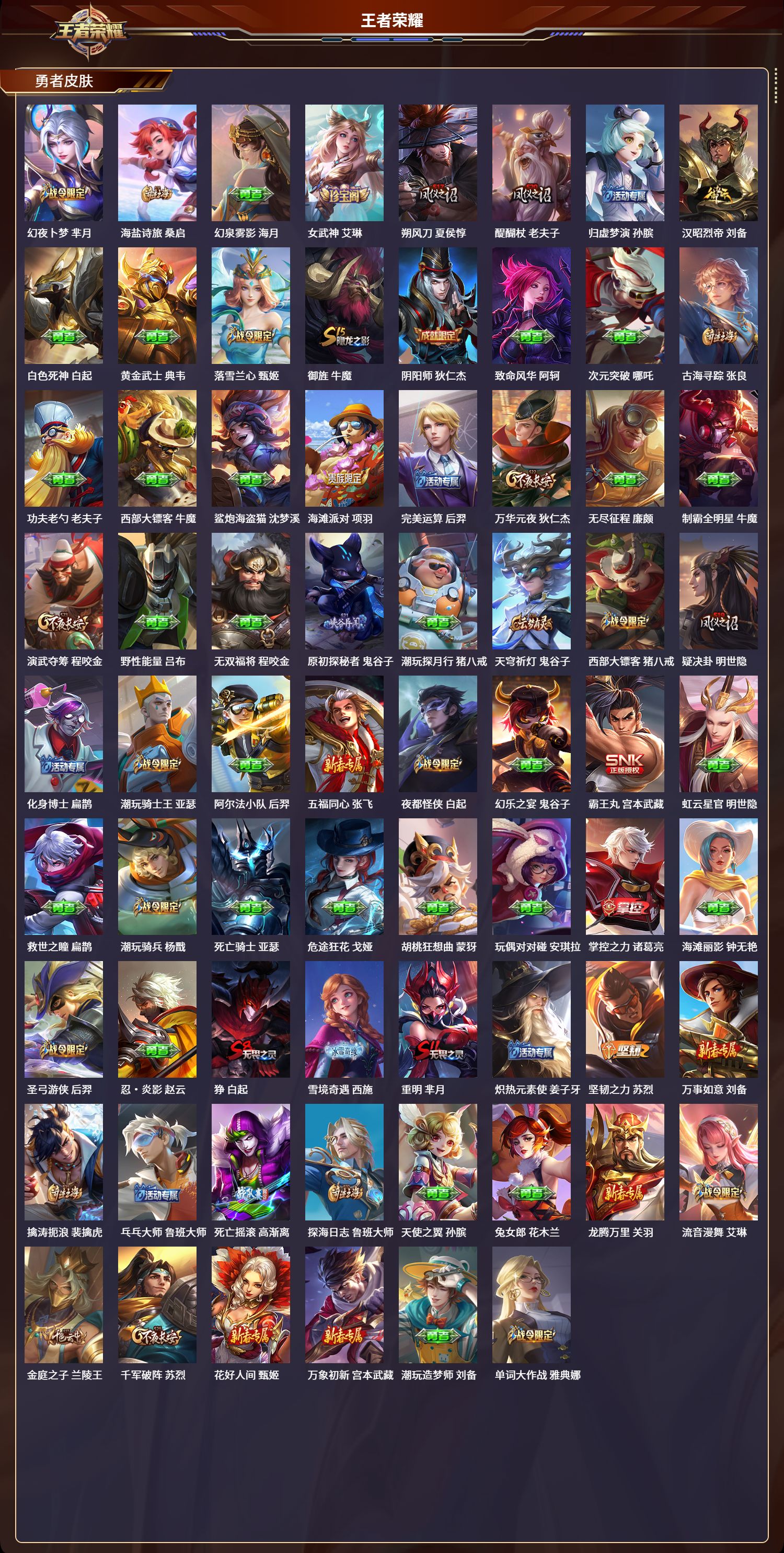 WZCMW3325192王者荣耀账号详情图4