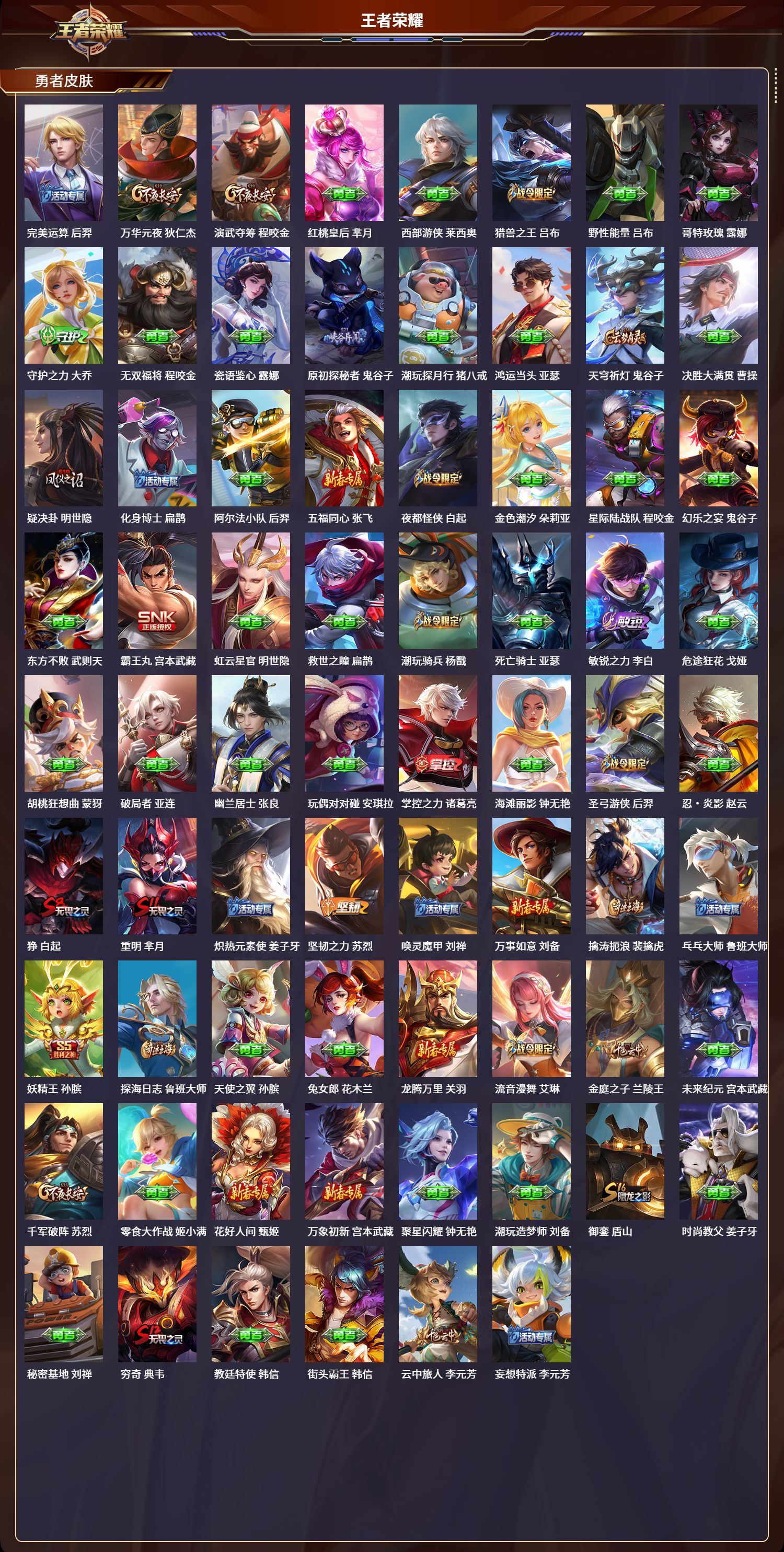 WZQM3374906王者荣耀账号详情图4