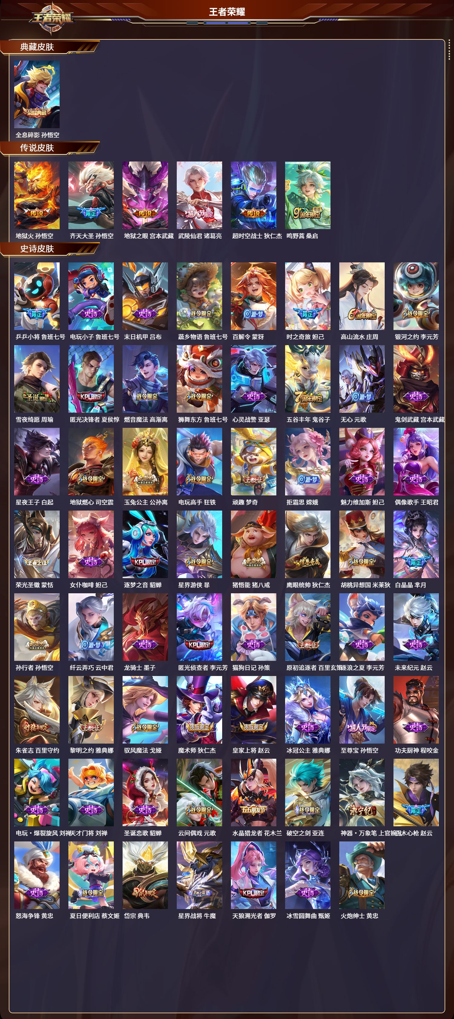 WZQM3371318王者荣耀账号详情图2