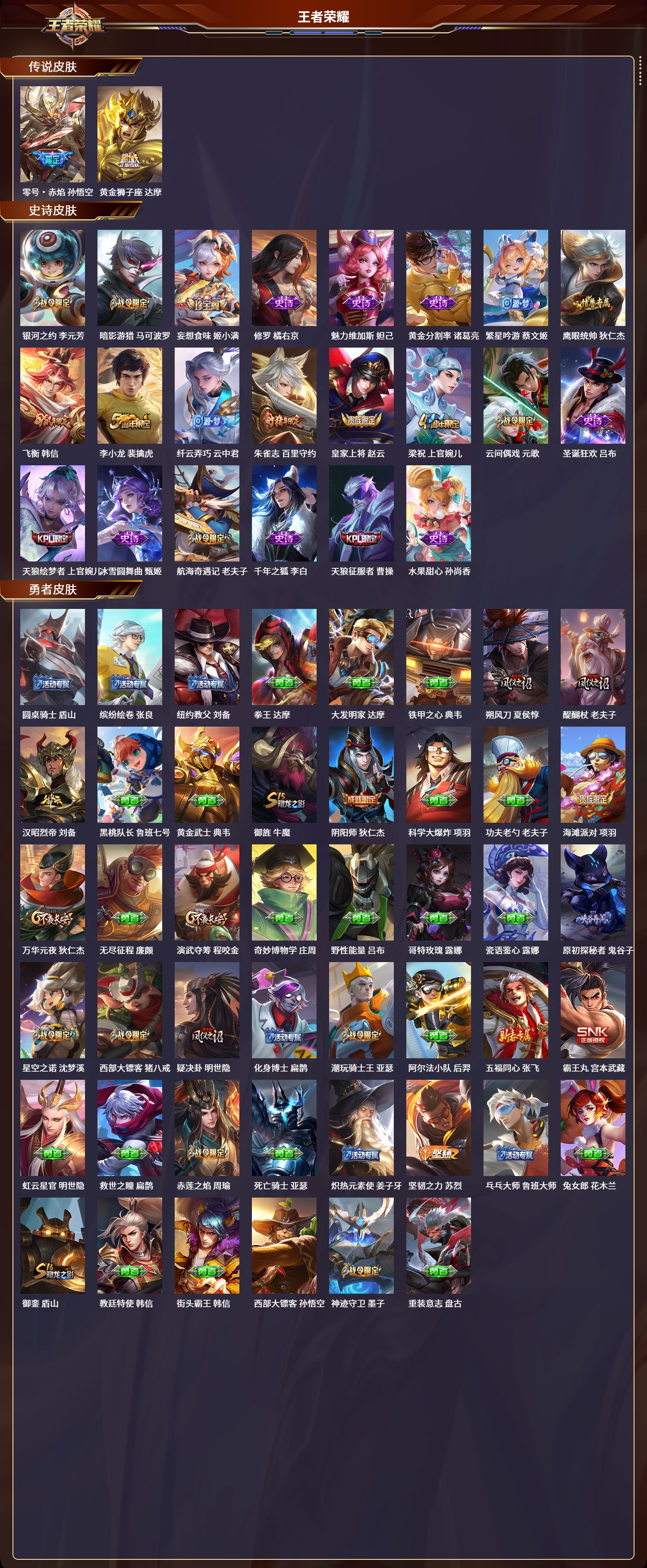 WZCMW3325219王者荣耀账号详情图2 WZCMW3325219王者荣耀账号详情图2