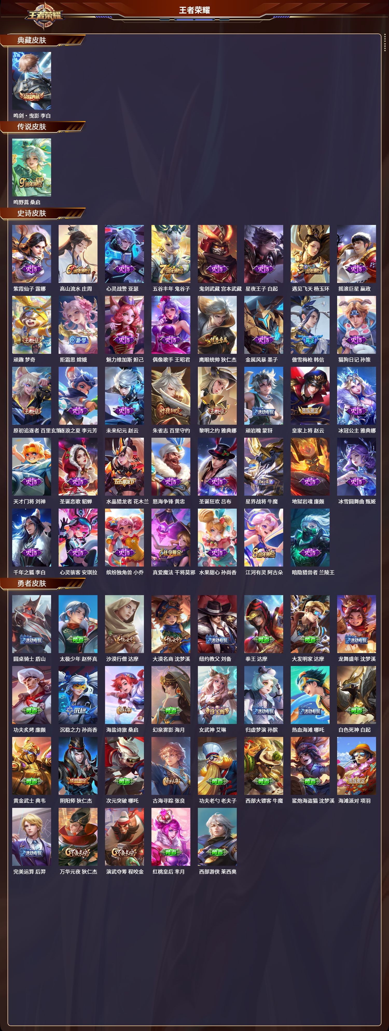 WZCMW3325195王者荣耀账号详情图2