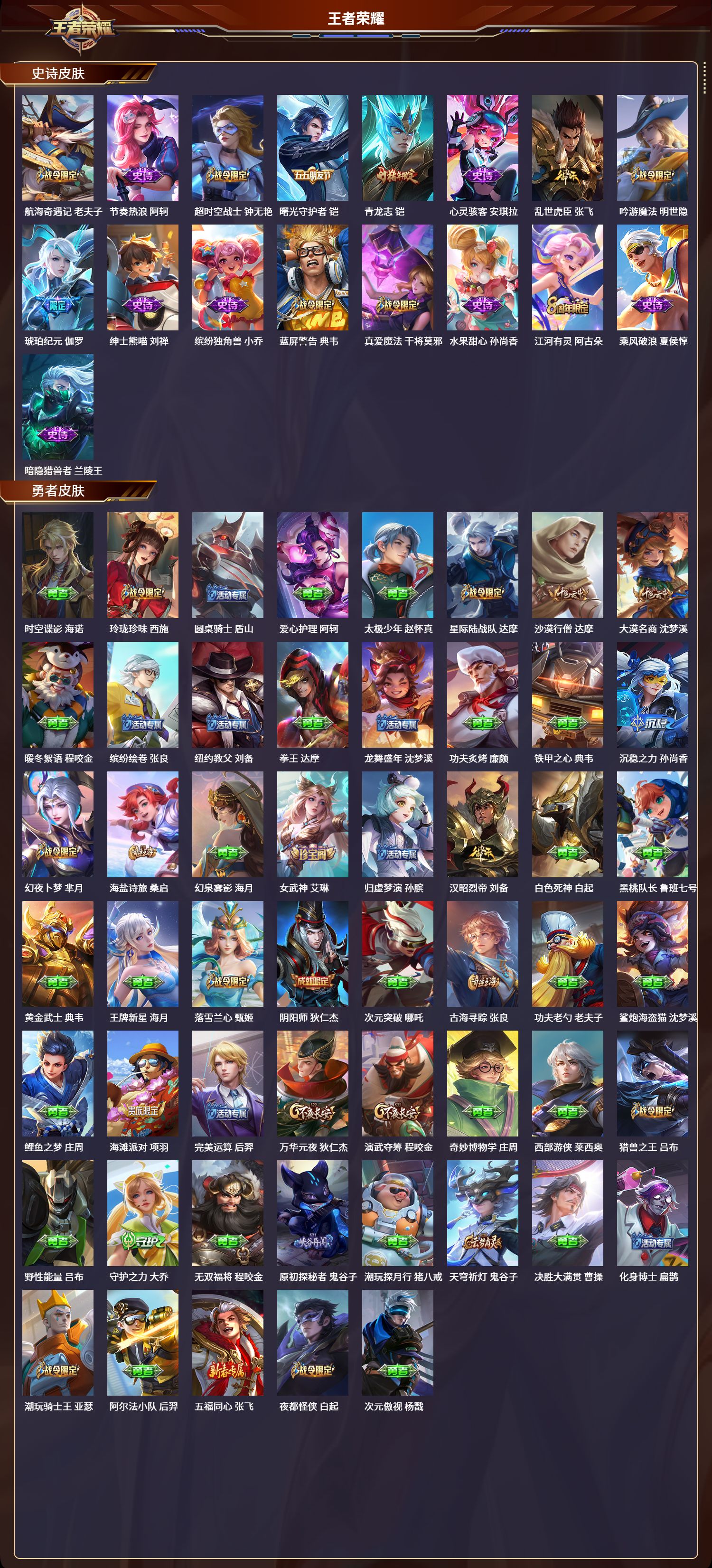 WZQM3371318王者荣耀账号详情图3