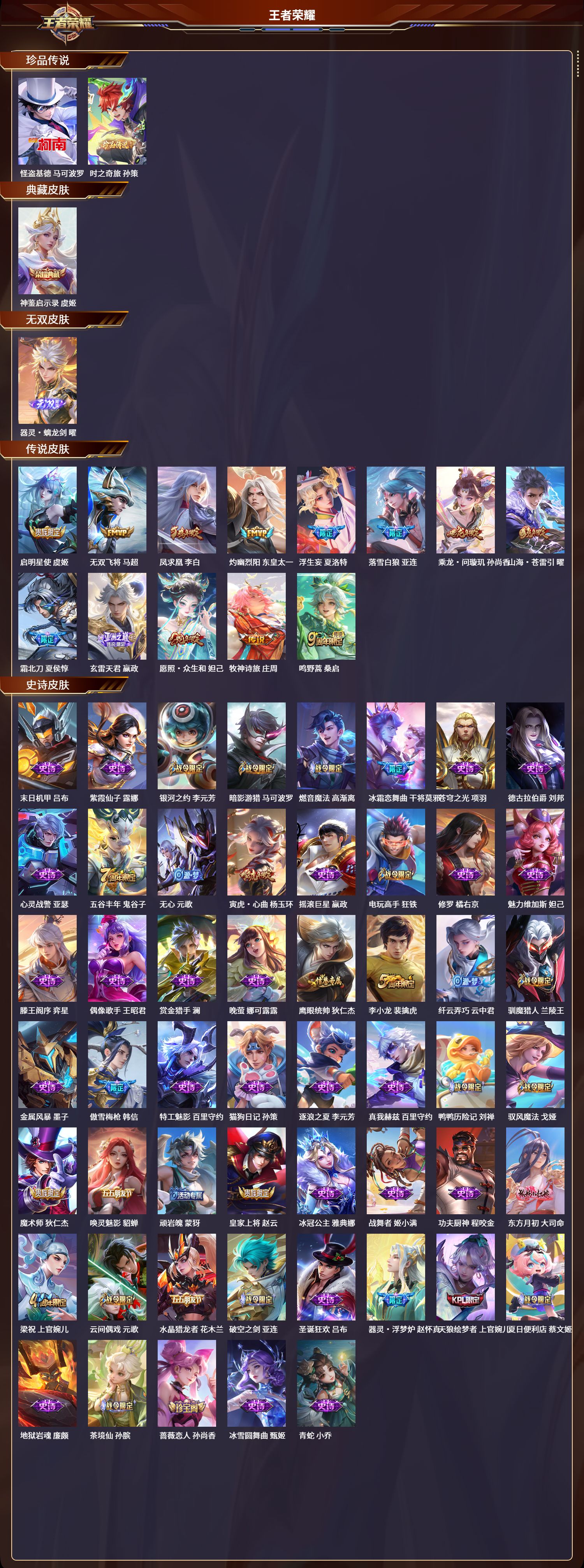 WZCMW3325197王者荣耀账号详情图2