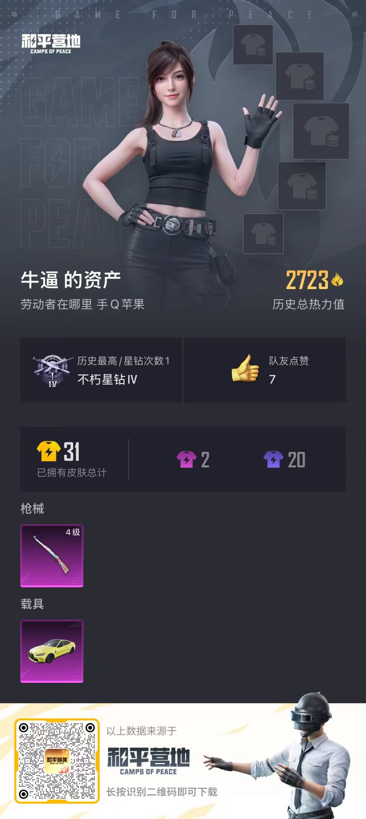 HPSJ3282348和平精英账号详情图3 HPSJ3282348和平精英账号详情图3