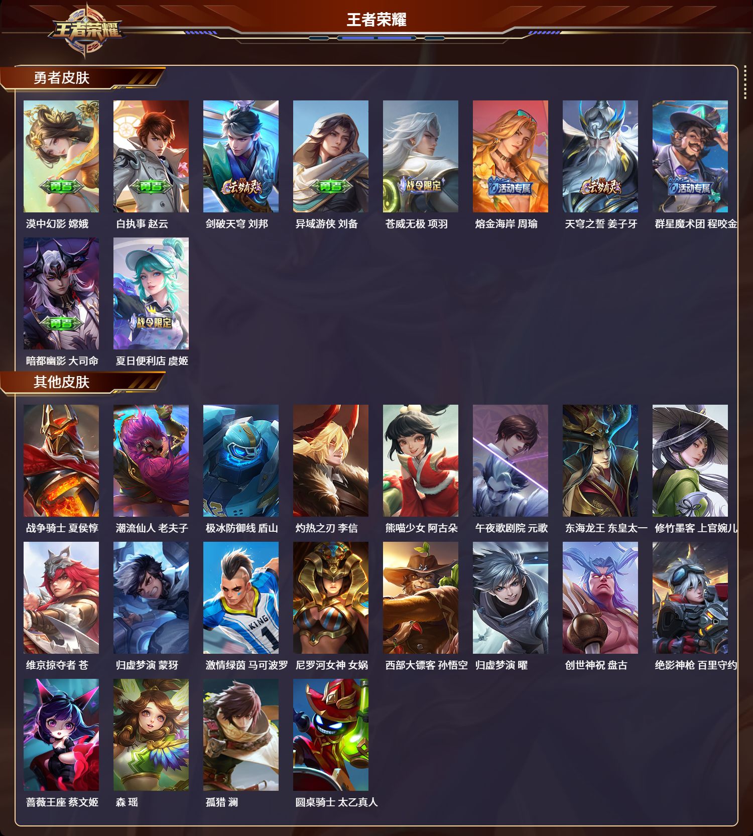 WZCMW3325288王者荣耀账号详情图3