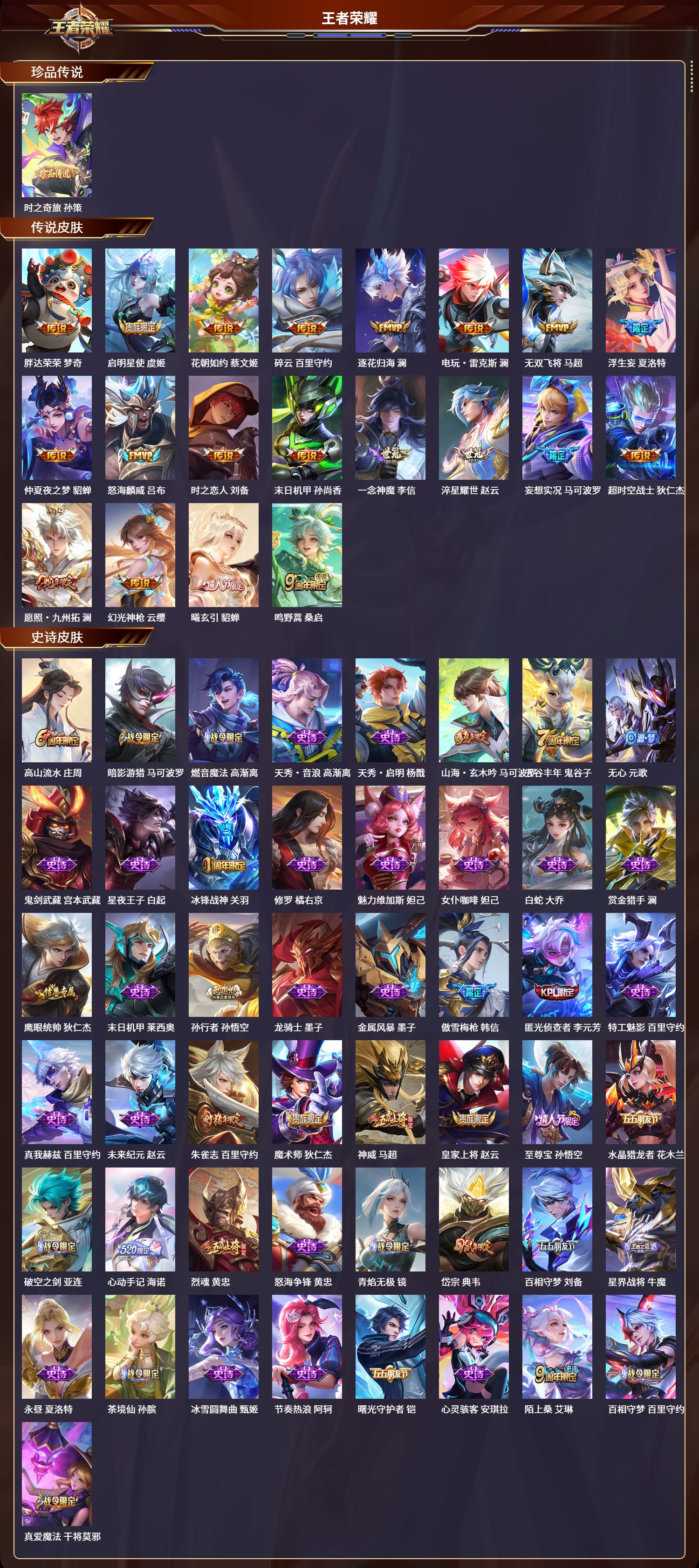 WZCMW3367407王者荣耀账号详情图2