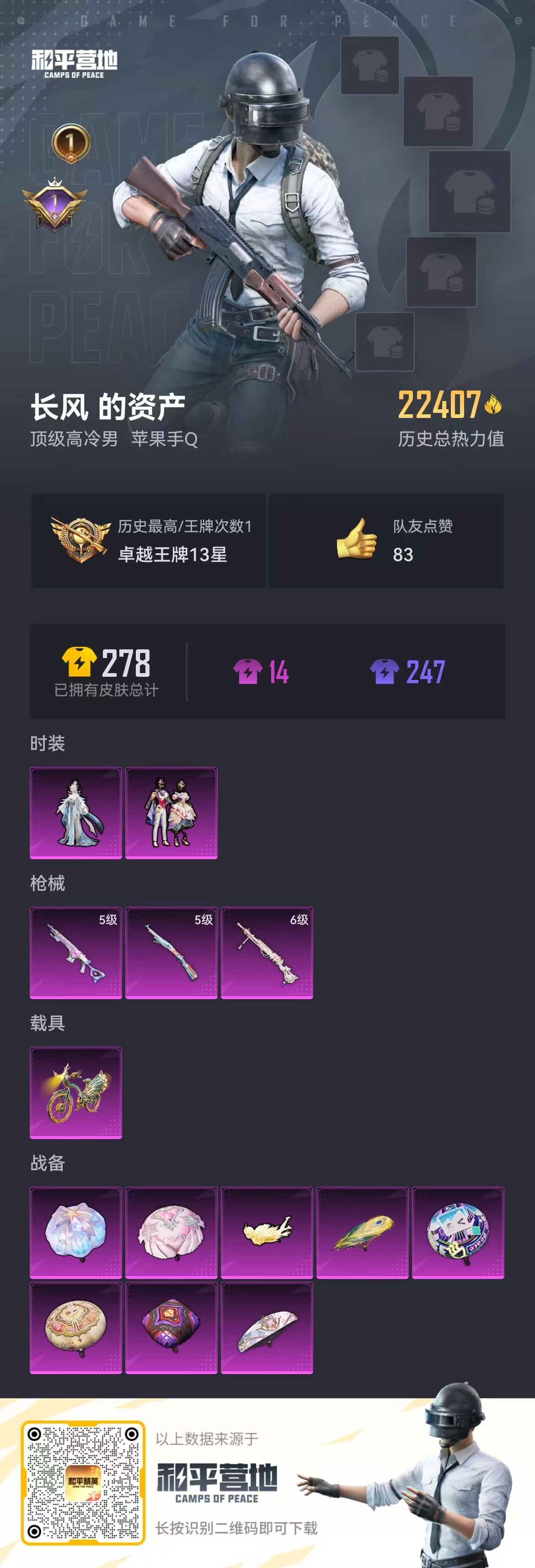 HPSJ3282432和平精英账号详情图3 HPSJ3282432和平精英账号详情图3