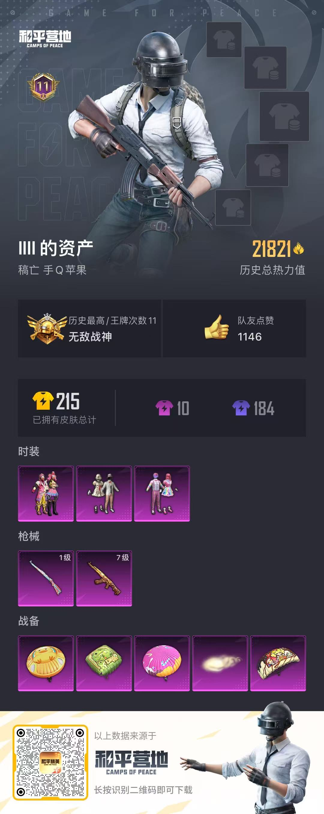 HPSJ3282335和平精英账号详情图3 HPSJ3282335和平精英账号详情图3