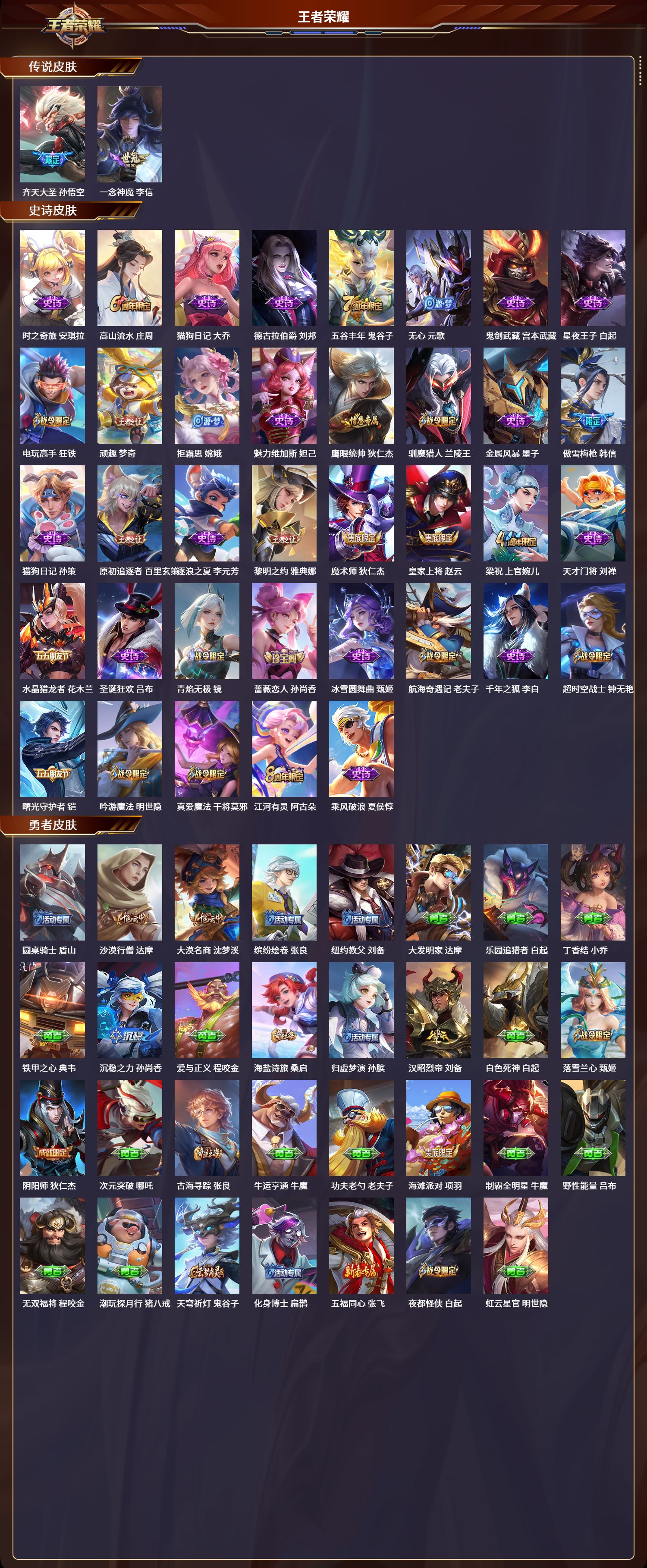 WZCMW3420171王者荣耀账号详情图2 WZCMW3420171王者荣耀账号详情图2