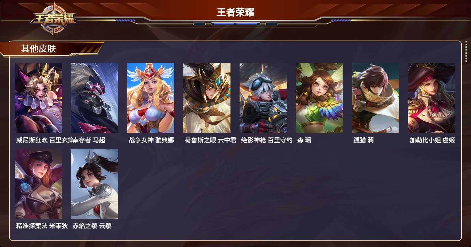 WZQM3461184王者荣耀账号详情图4