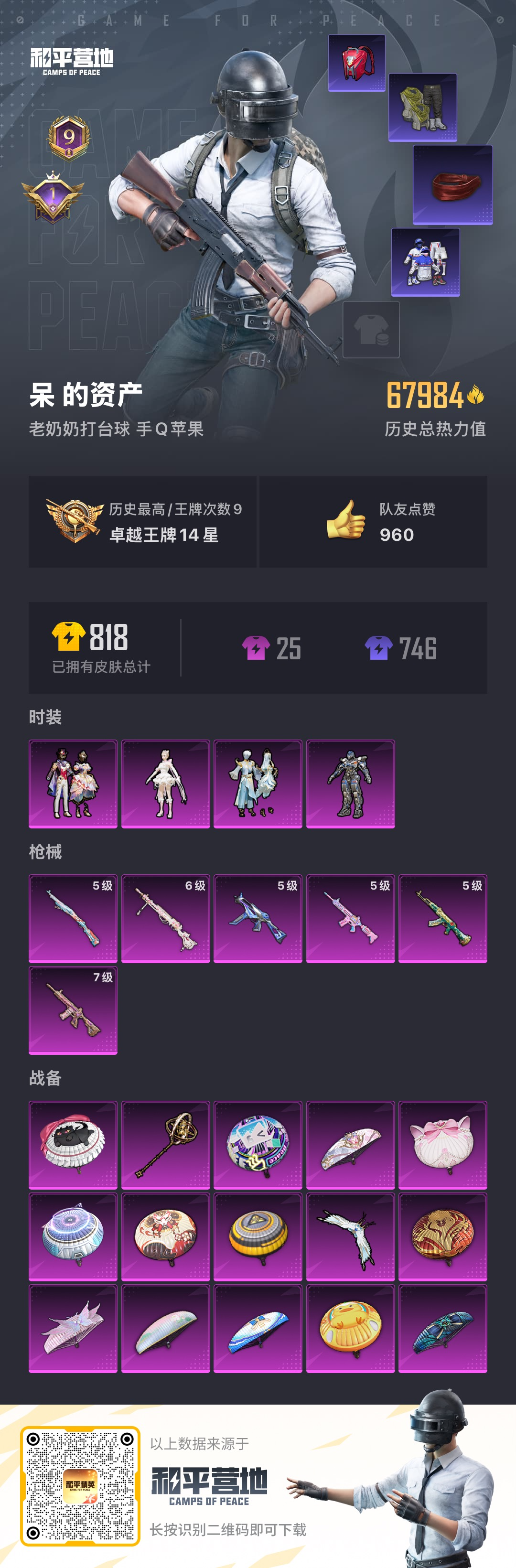 HPSJ3282420和平精英账号详情图4 HPSJ3282420和平精英账号详情图4