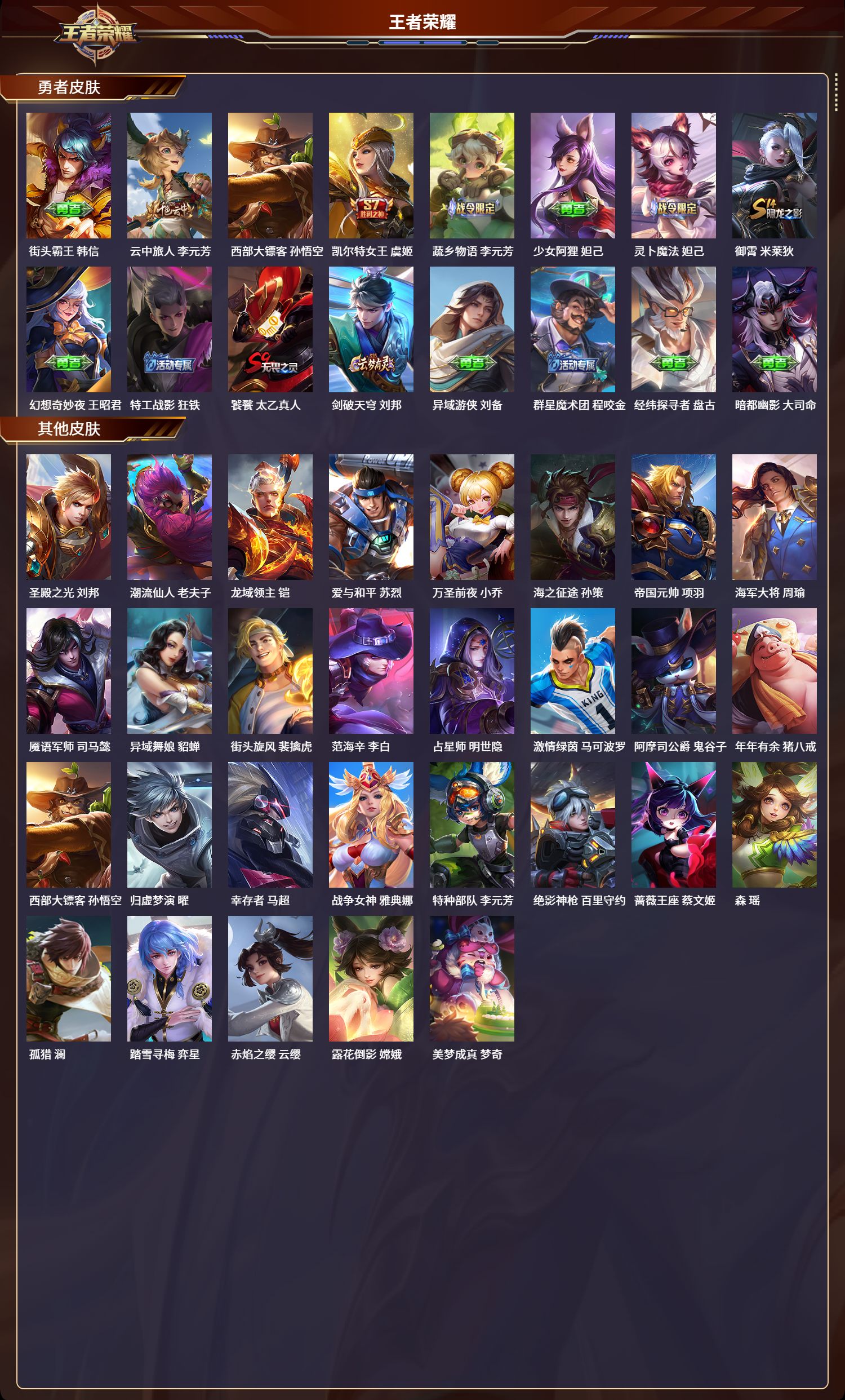 WZCMW3325269王者荣耀账号详情图3