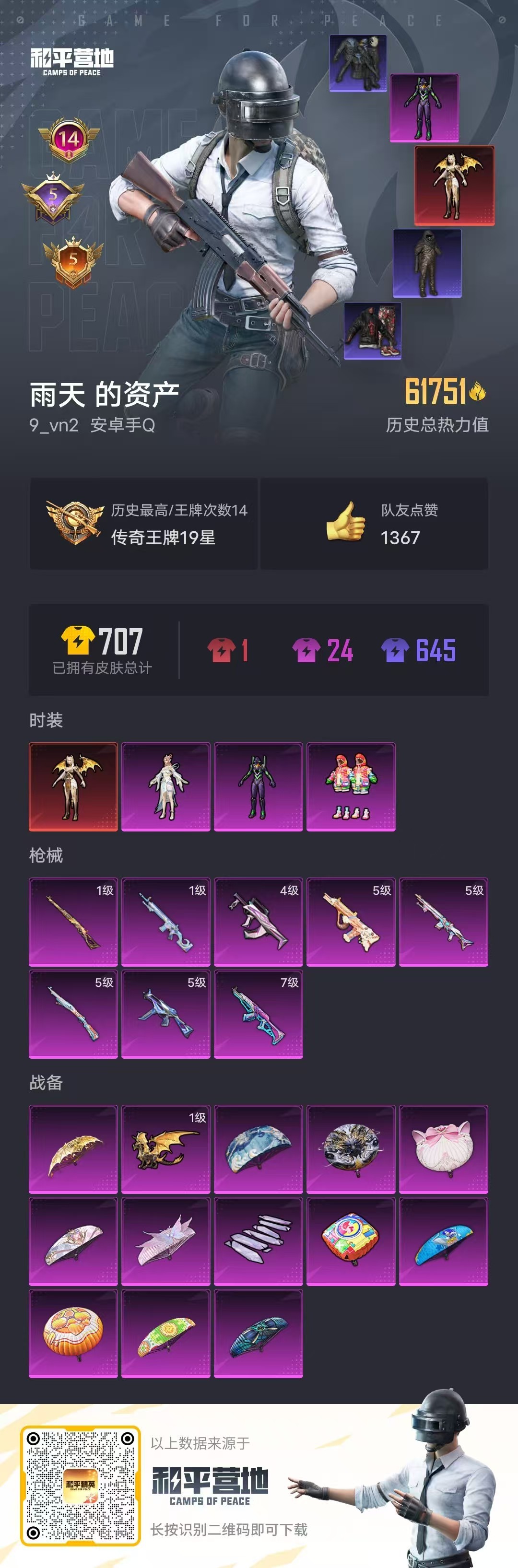 HPSJ3282372和平精英账号详情图4 HPSJ3282372和平精英账号详情图4