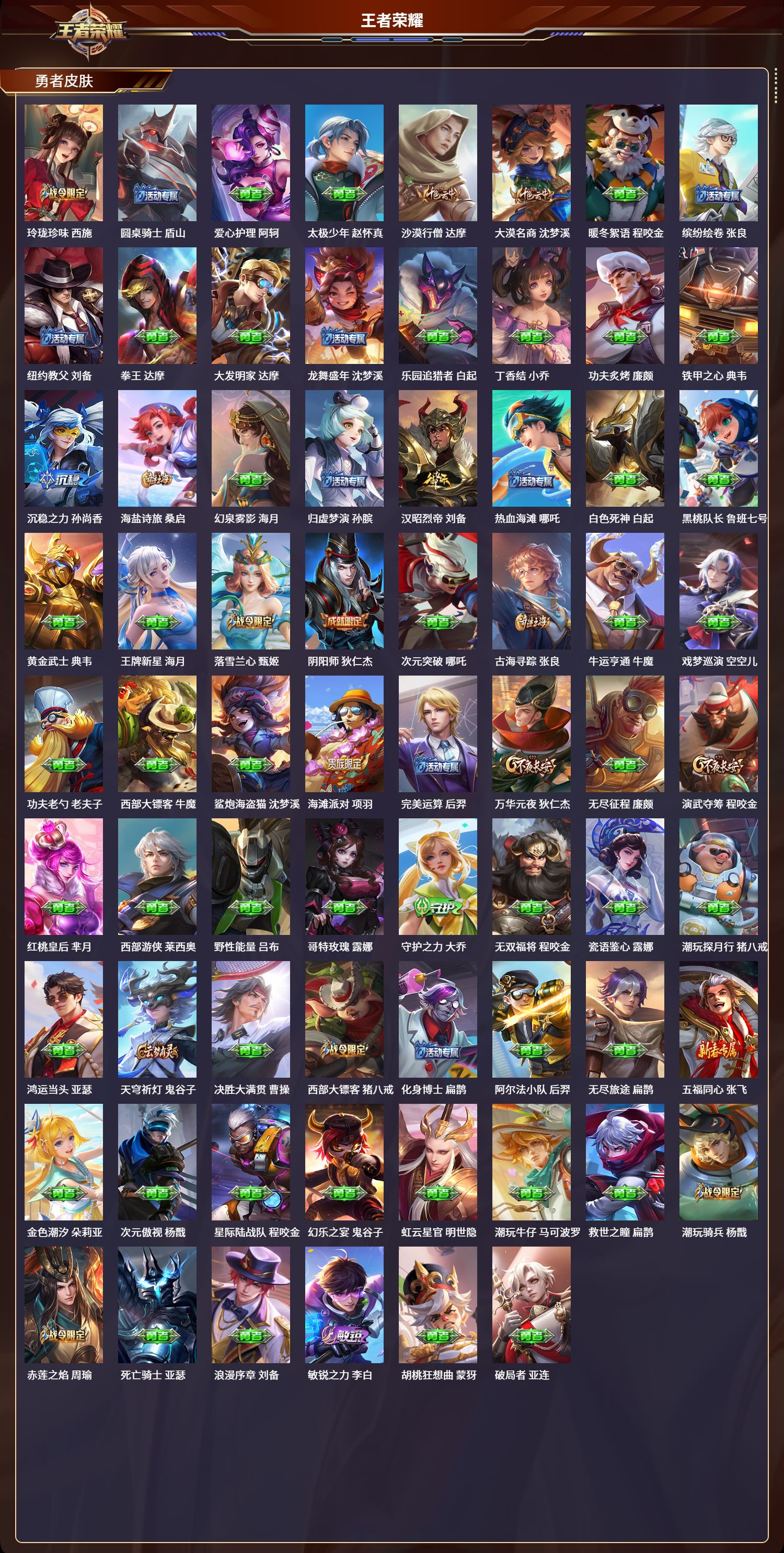 WZLX4293442王者荣耀账号详情图6