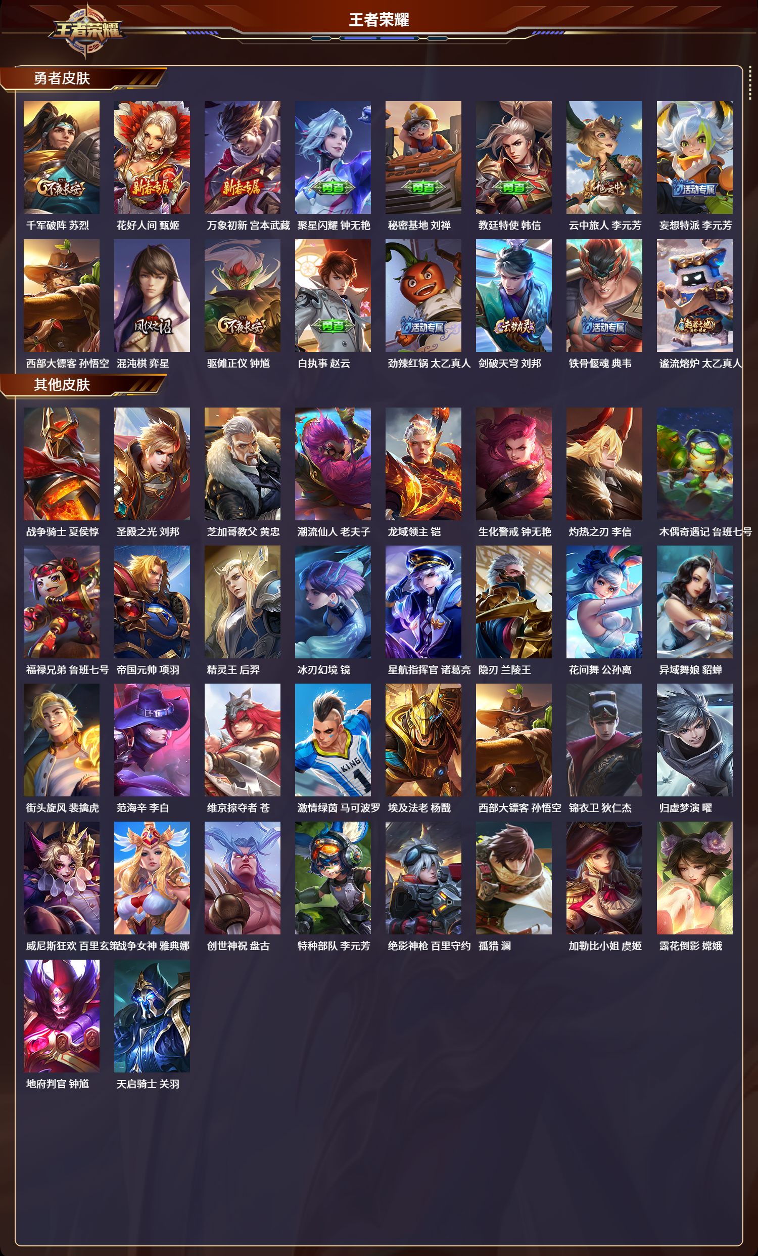 WZCMW3325273王者荣耀账号详情图3