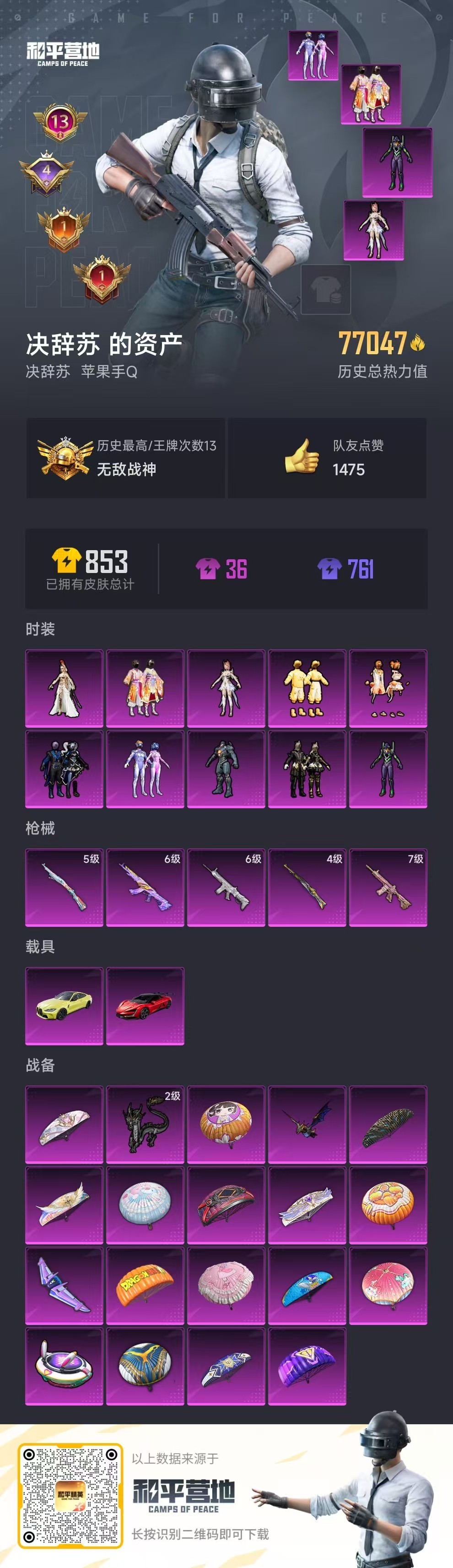 HPSJ3283118和平精英账号详情图3 HPSJ3283118和平精英账号详情图3