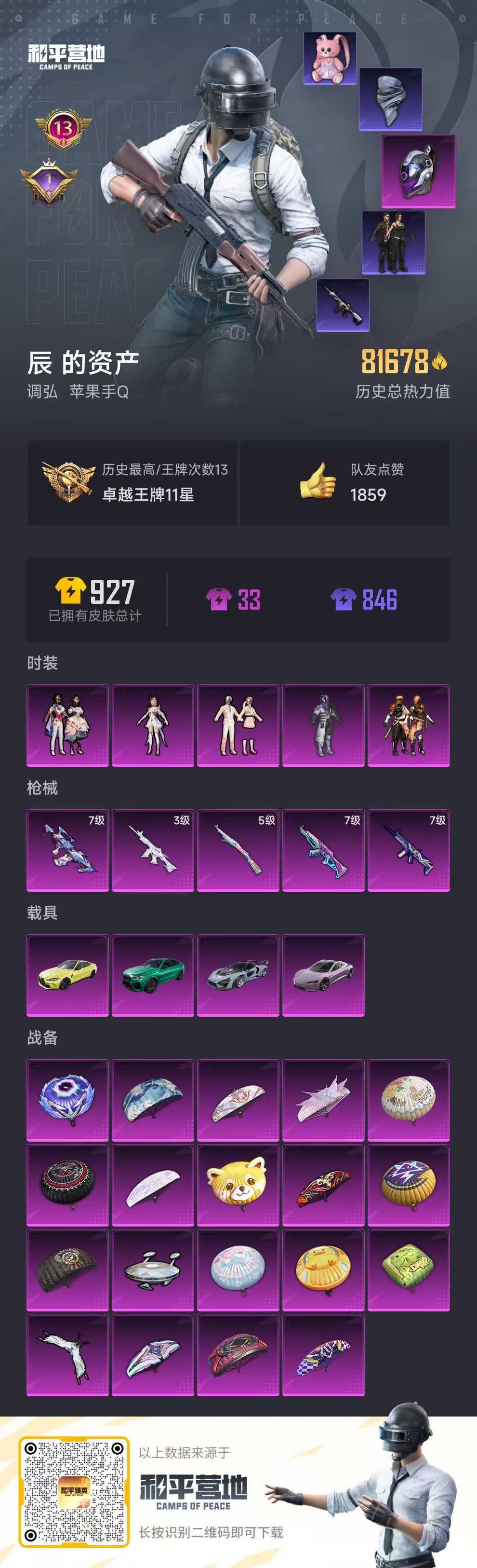 HPSJ3282771和平精英账号详情图3 HPSJ3282771和平精英账号详情图3