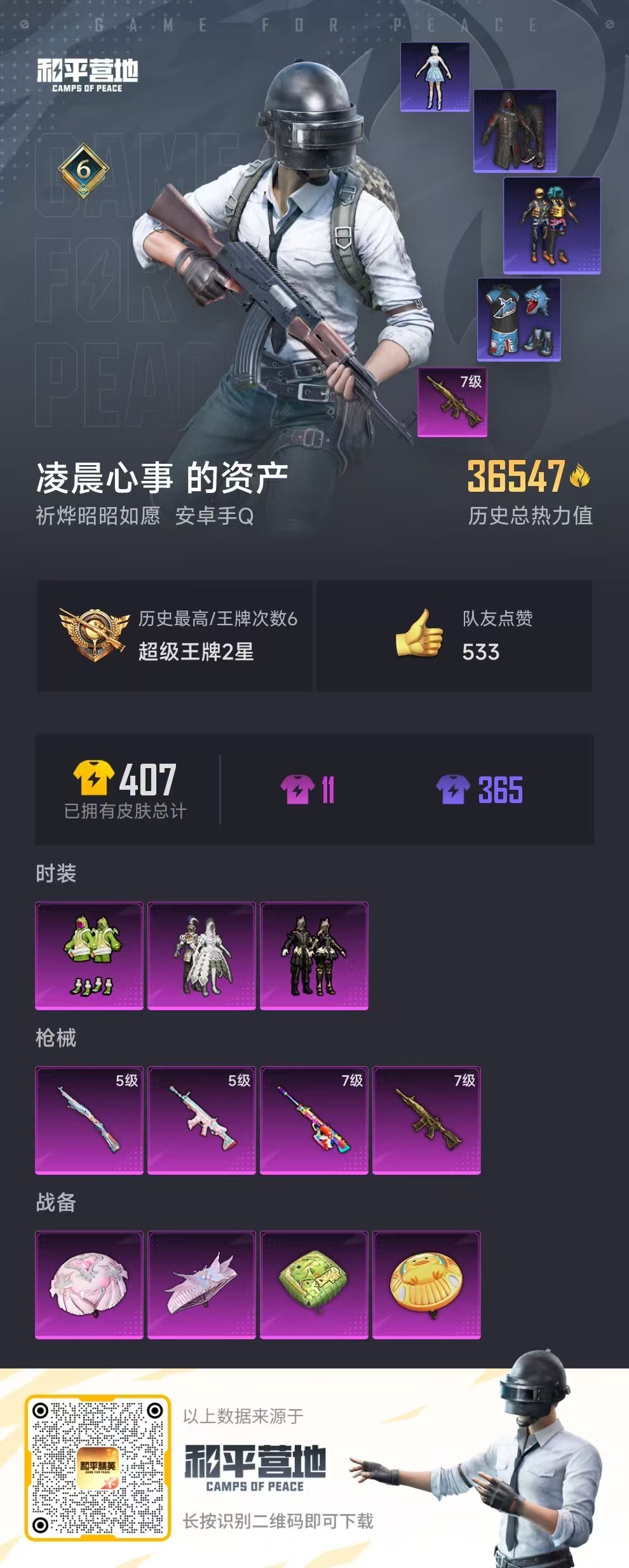 HPSJ3283336和平精英账号详情图3 HPSJ3283336和平精英账号详情图3