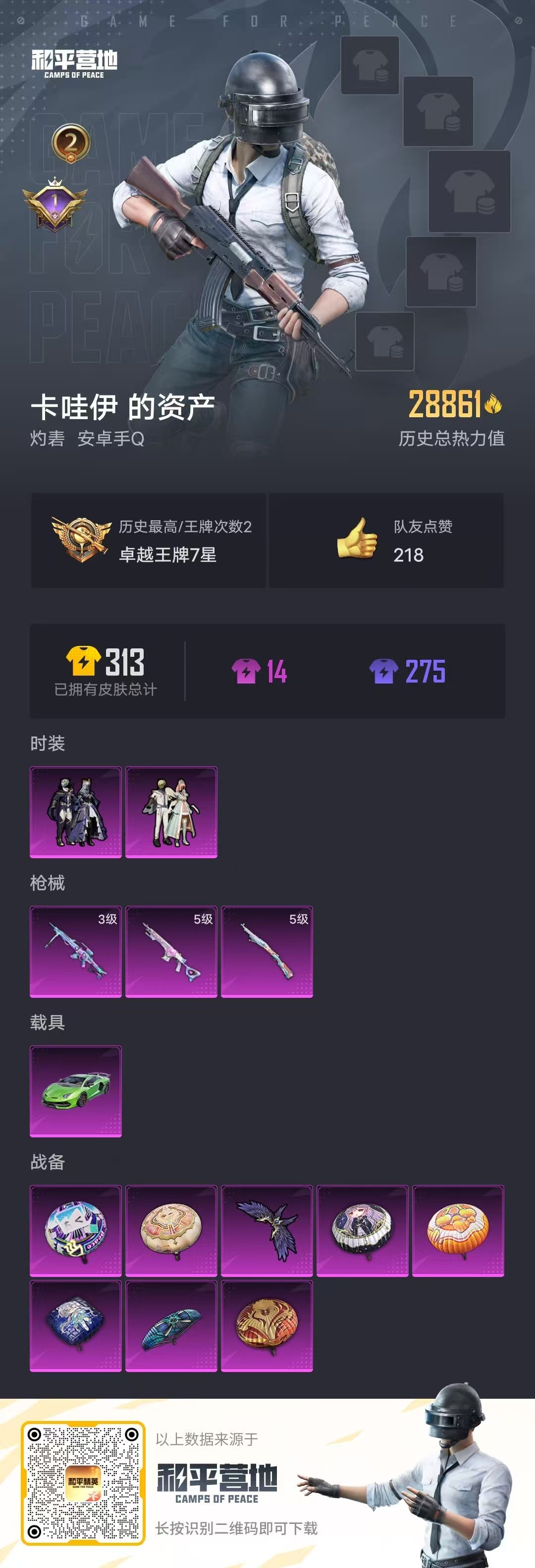 HPSJ3283420和平精英账号详情图6 HPSJ3283420和平精英账号详情图6