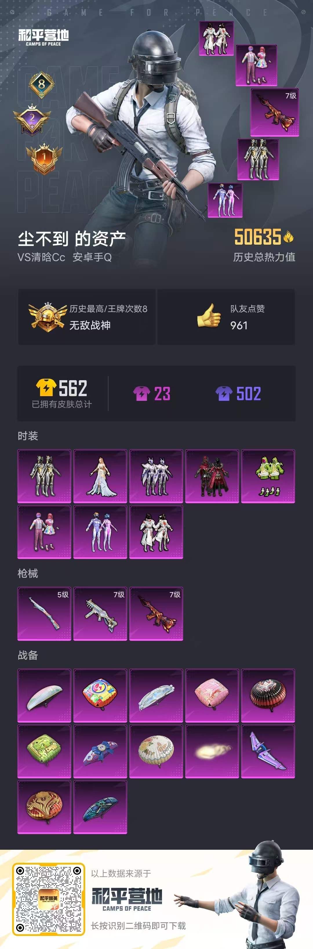 HPSJ3283716和平精英账号详情图3 HPSJ3283716和平精英账号详情图3