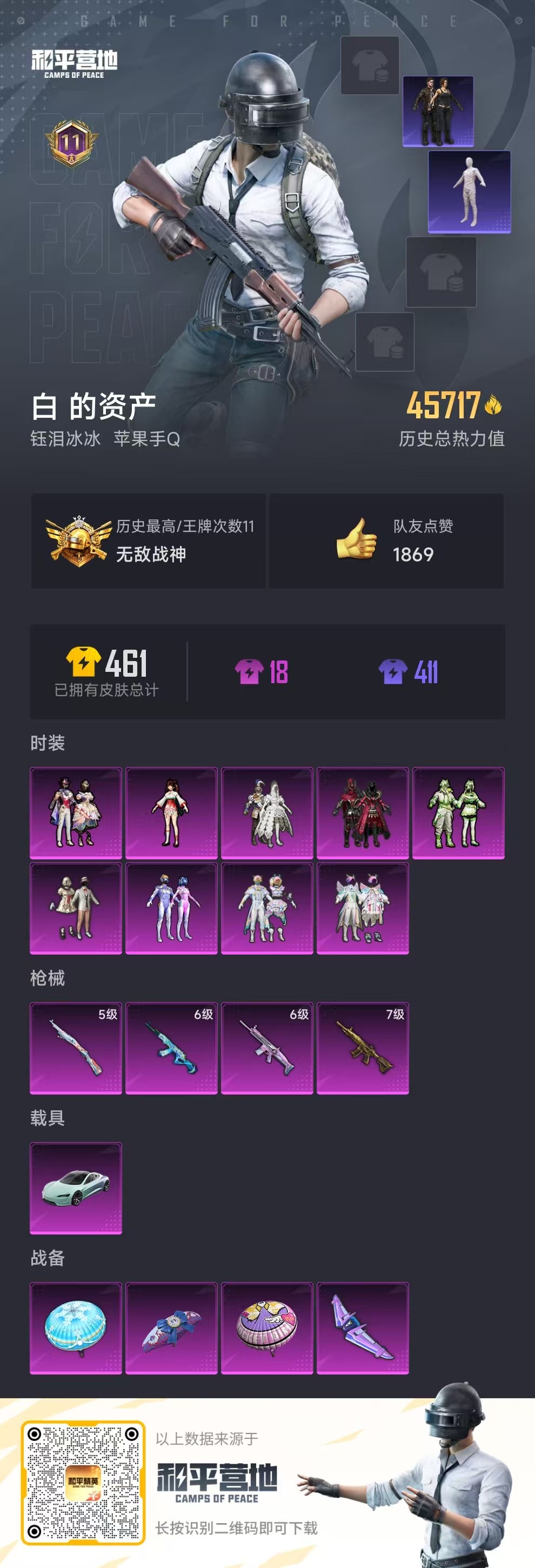 HPSJ3283682和平精英账号详情图3 HPSJ3283682和平精英账号详情图3