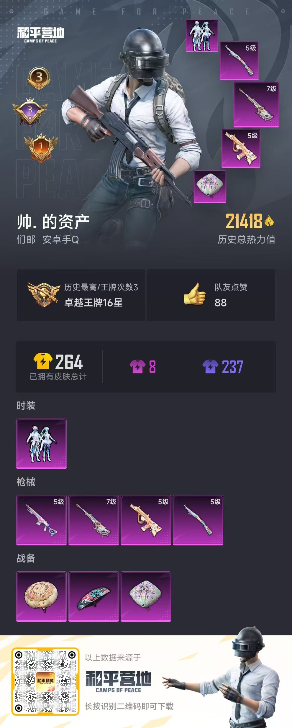HPSJ3283667和平精英账号详情图3 HPSJ3283667和平精英账号详情图3