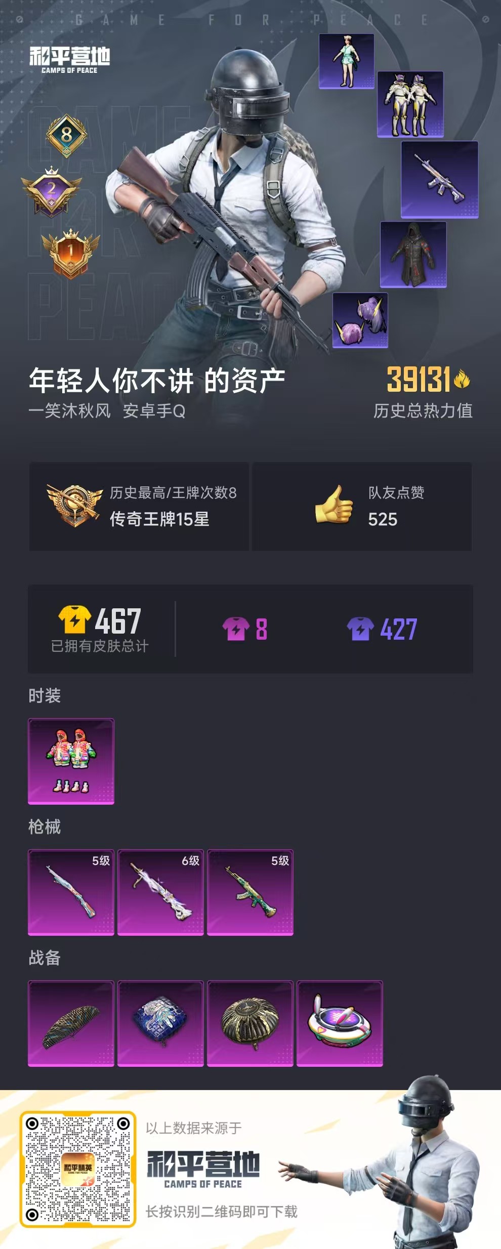 HPSJ3283658和平精英账号详情图3