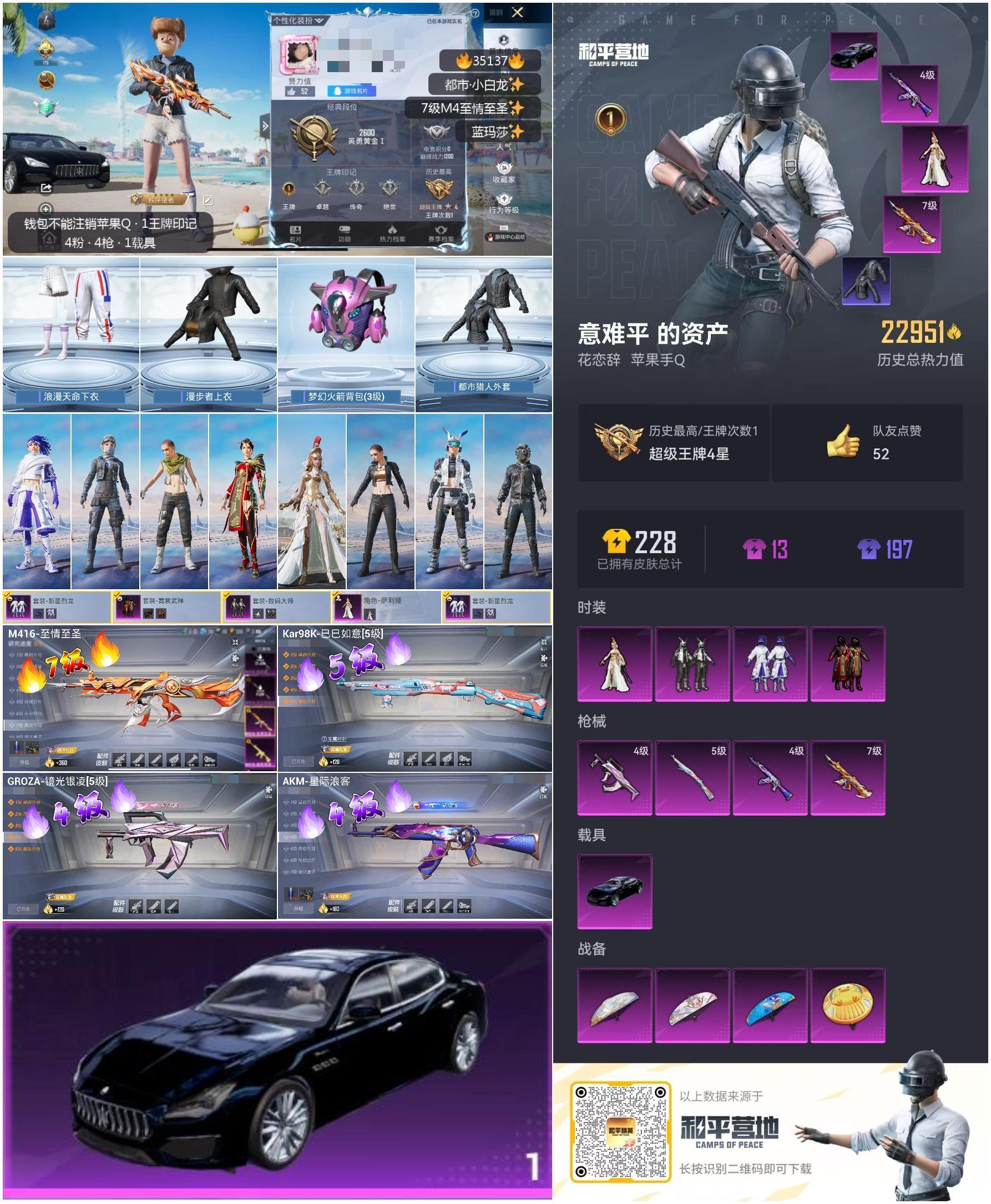 HPSJ3283661和平精英账号详情图4