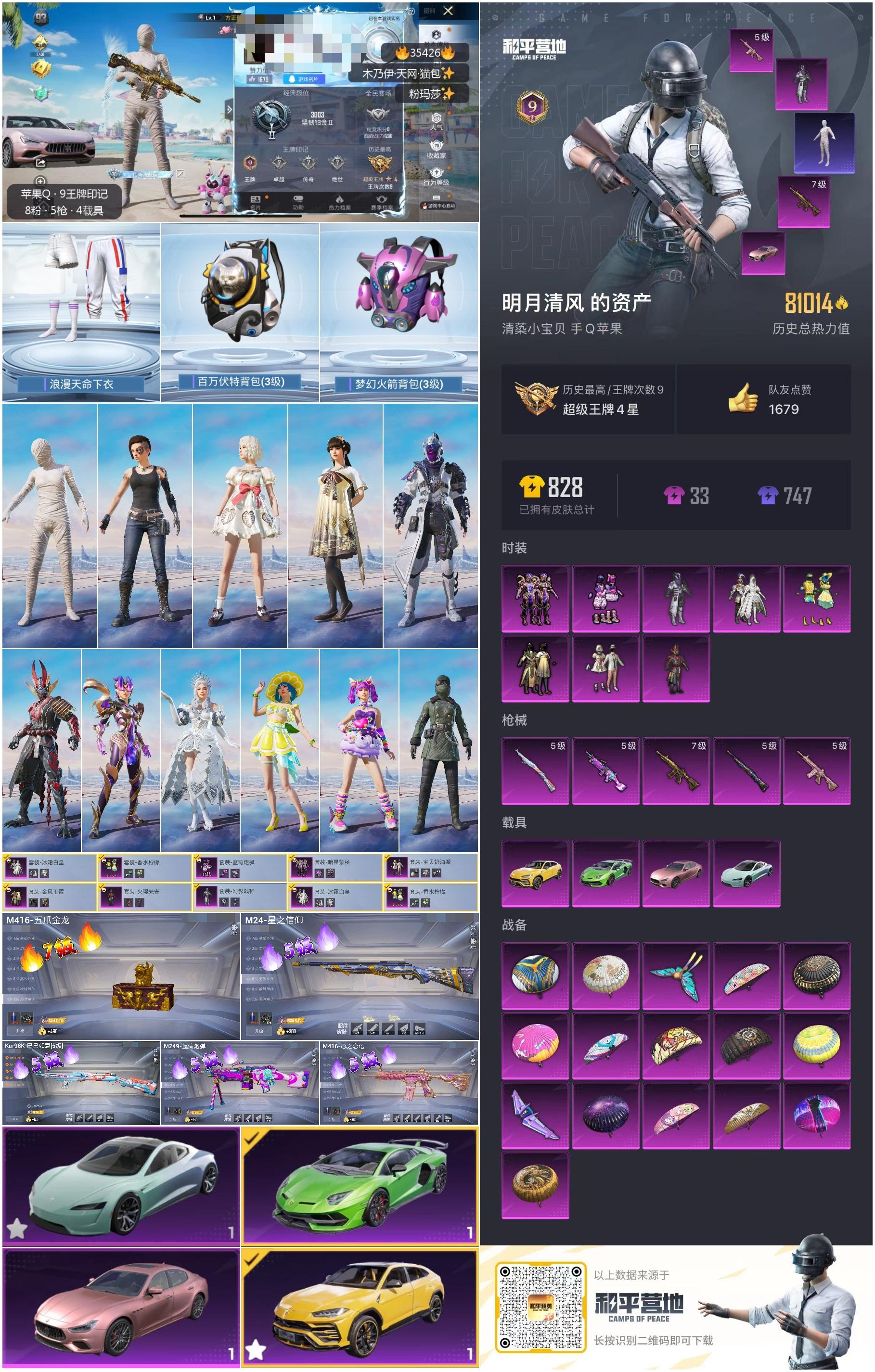 HPSJ3283894和平精英账号详情图4
