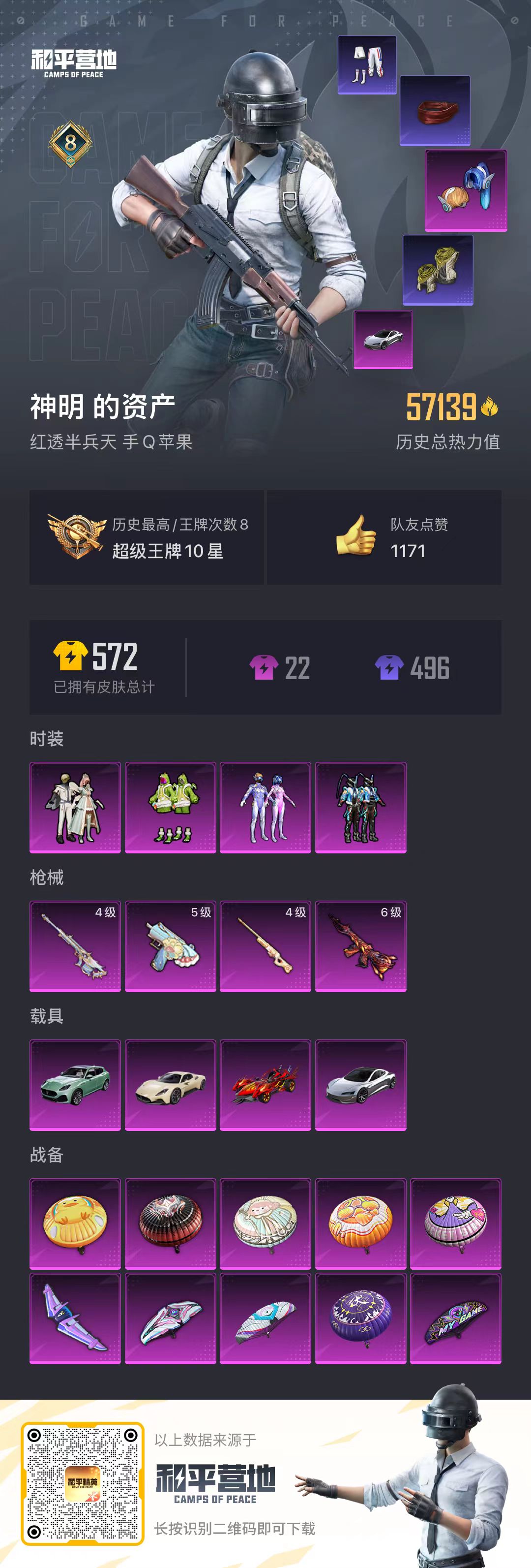 HPSJ3283675和平精英账号详情图4