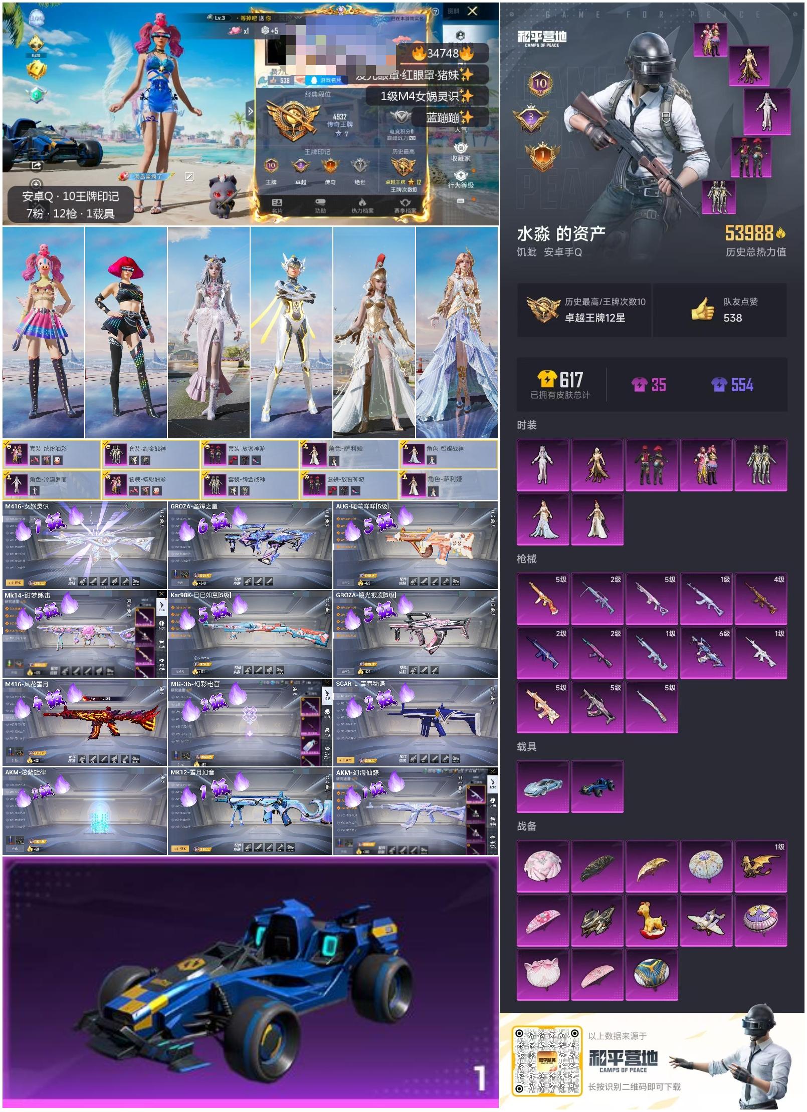 HPSJ3283892和平精英账号详情图2