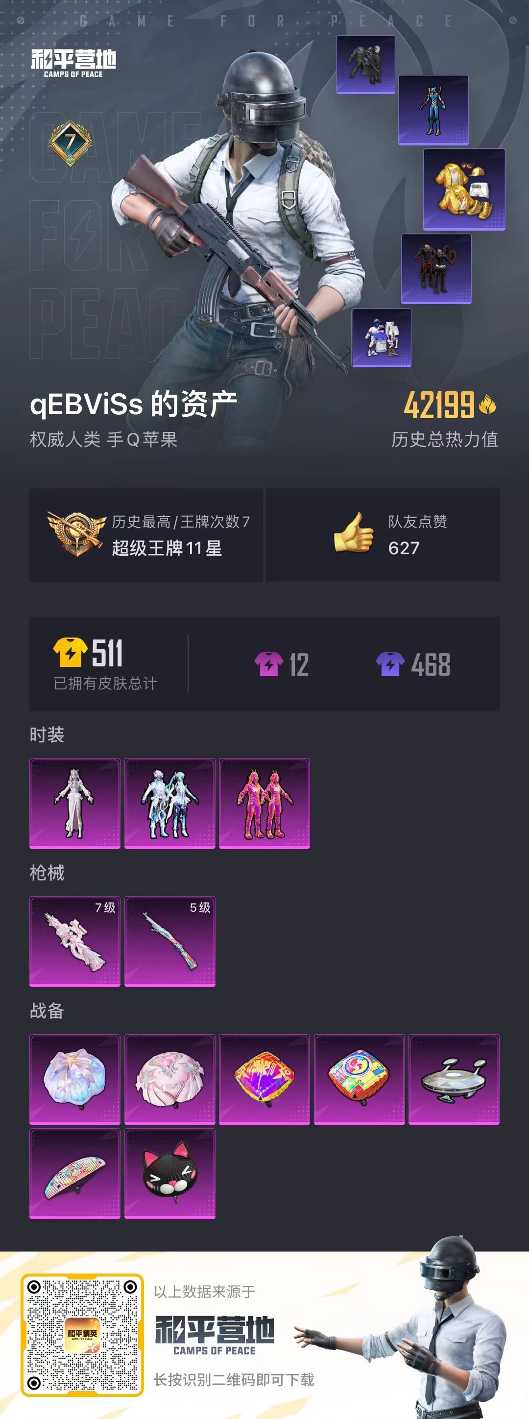 HPYHW3277206和平精英账号详情图6 HPYHW3277206和平精英账号详情图6