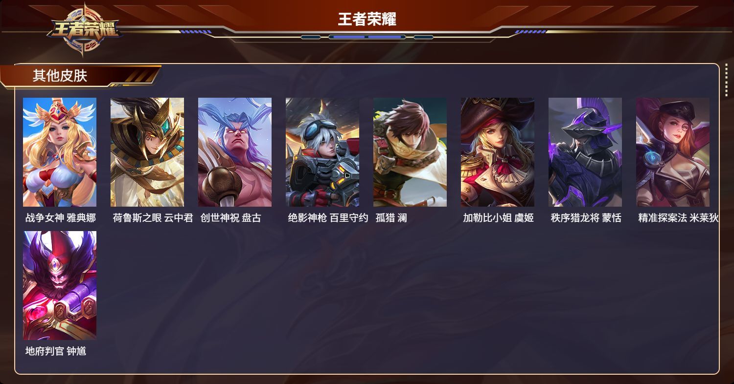 WZMK3187096王者荣耀账号详情图4 WZMK3187096王者荣耀账号详情图4