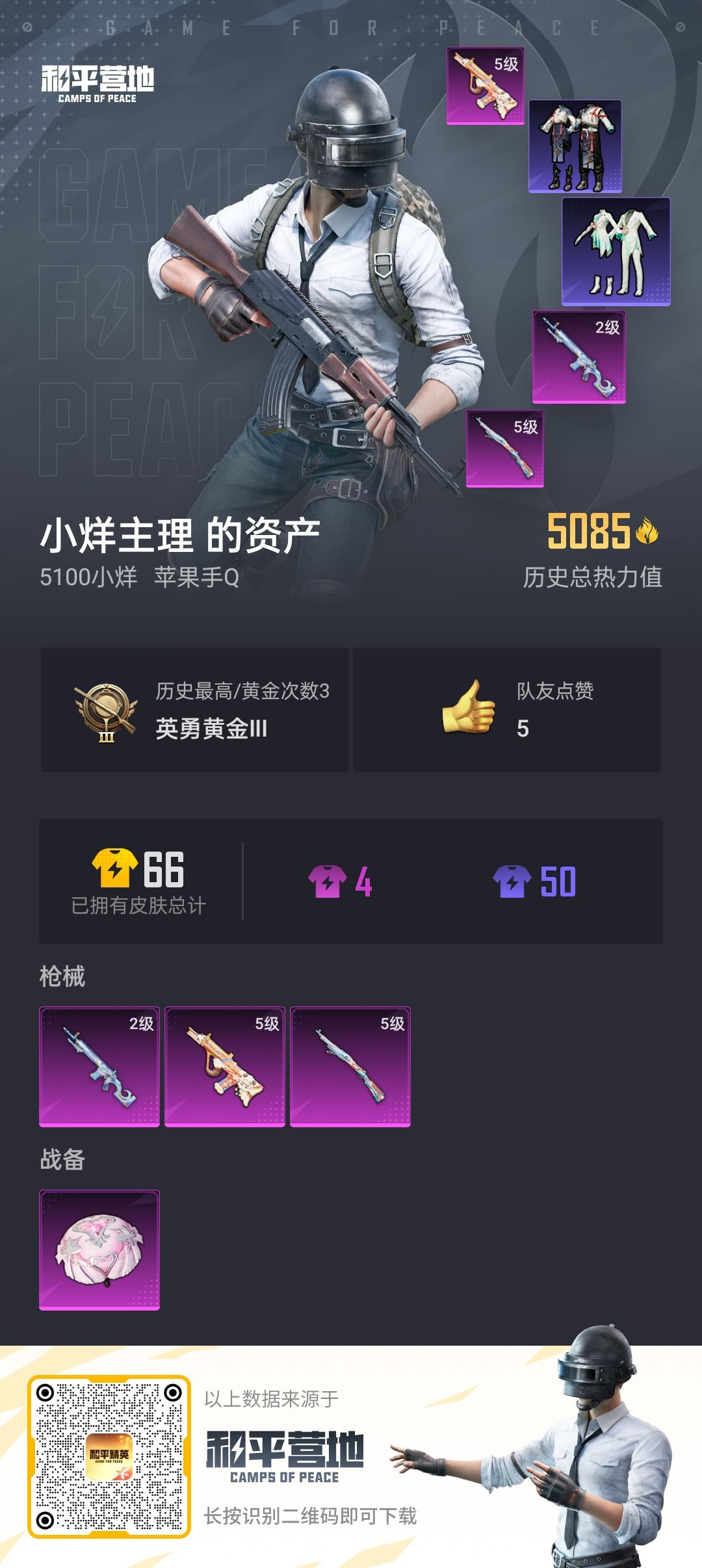 HPSJ3277155和平精英账号详情图4 HPSJ3277155和平精英账号详情图4