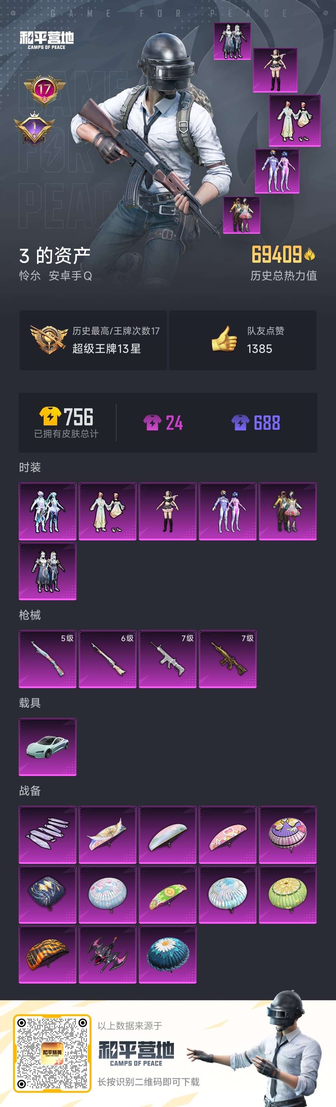 HPSJ3284135和平精英账号详情图3 HPSJ3284135和平精英账号详情图3