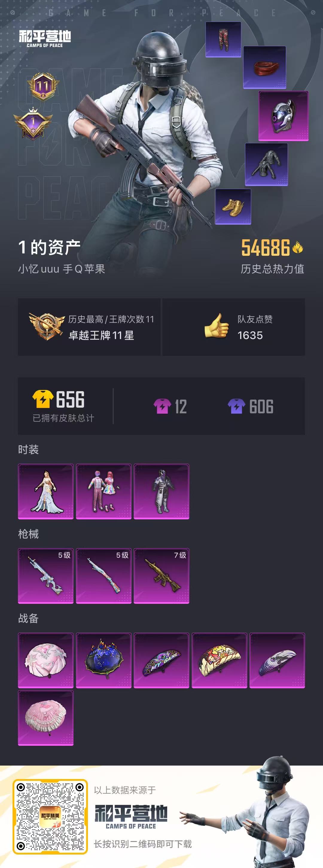 HPSJ3284027和平精英账号详情图3