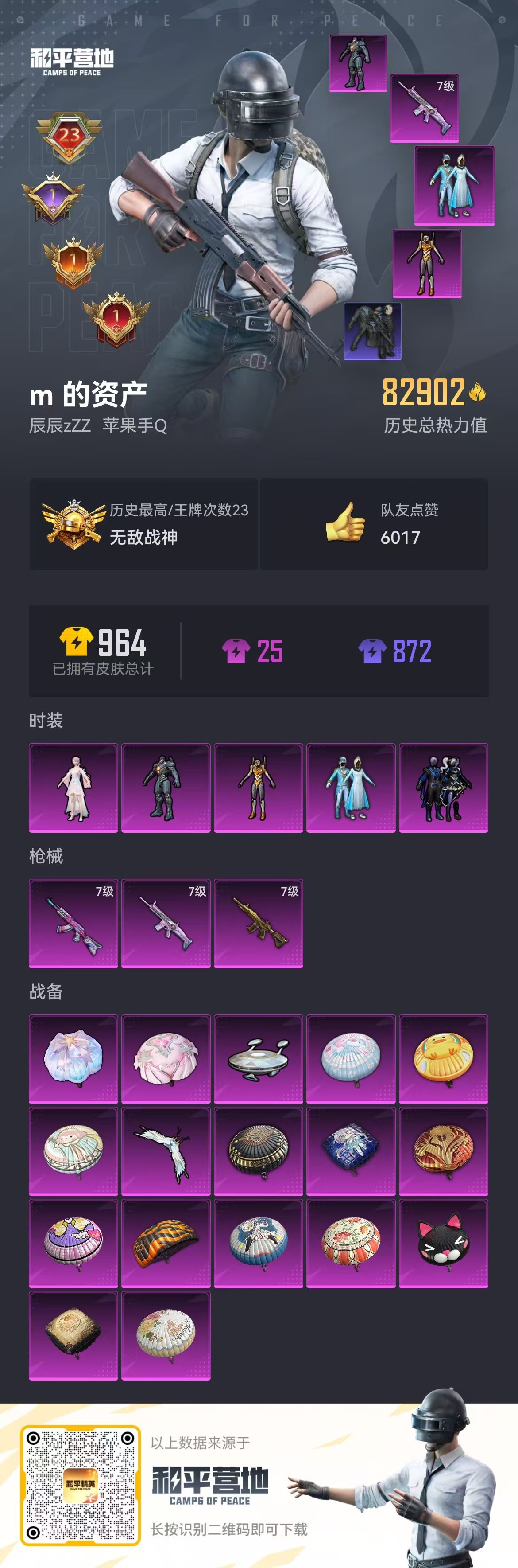 HPSJ3284053和平精英账号详情图4