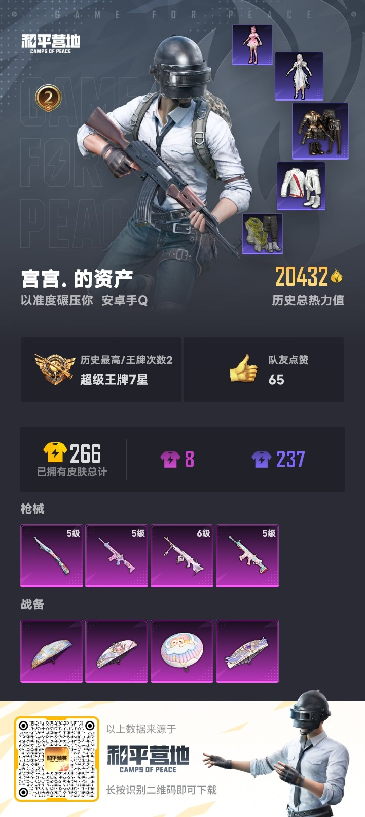 HPSJ3284386和平精英账号详情图4 HPSJ3284386和平精英账号详情图4