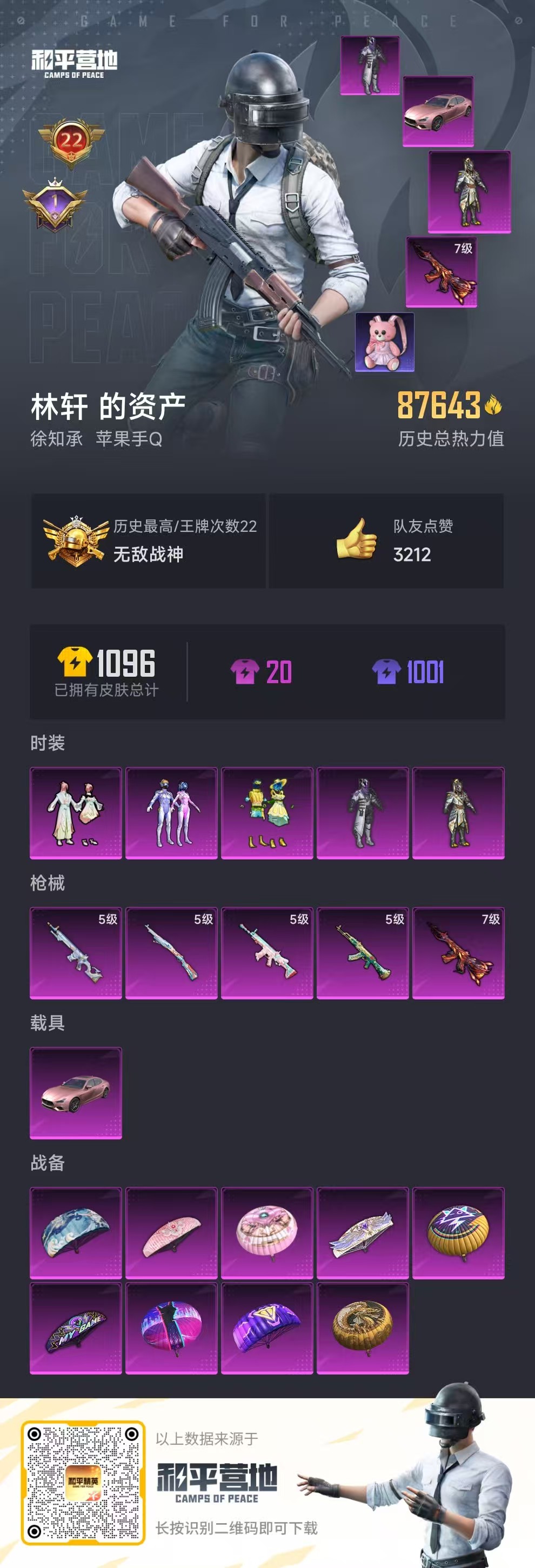 HPSJ3284368和平精英账号详情图2 HPSJ3284368和平精英账号详情图2