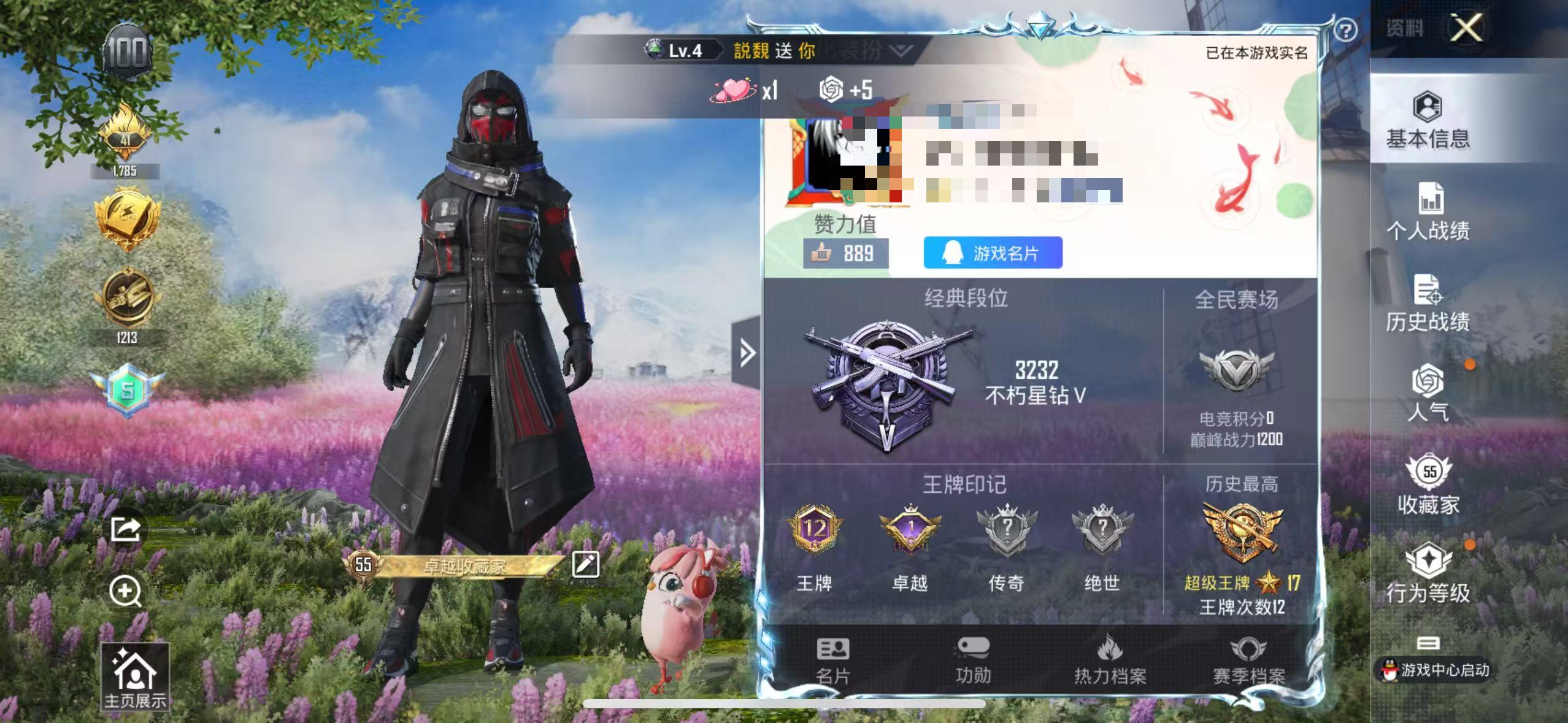 HPSJ3284454和平精英账号详情图4