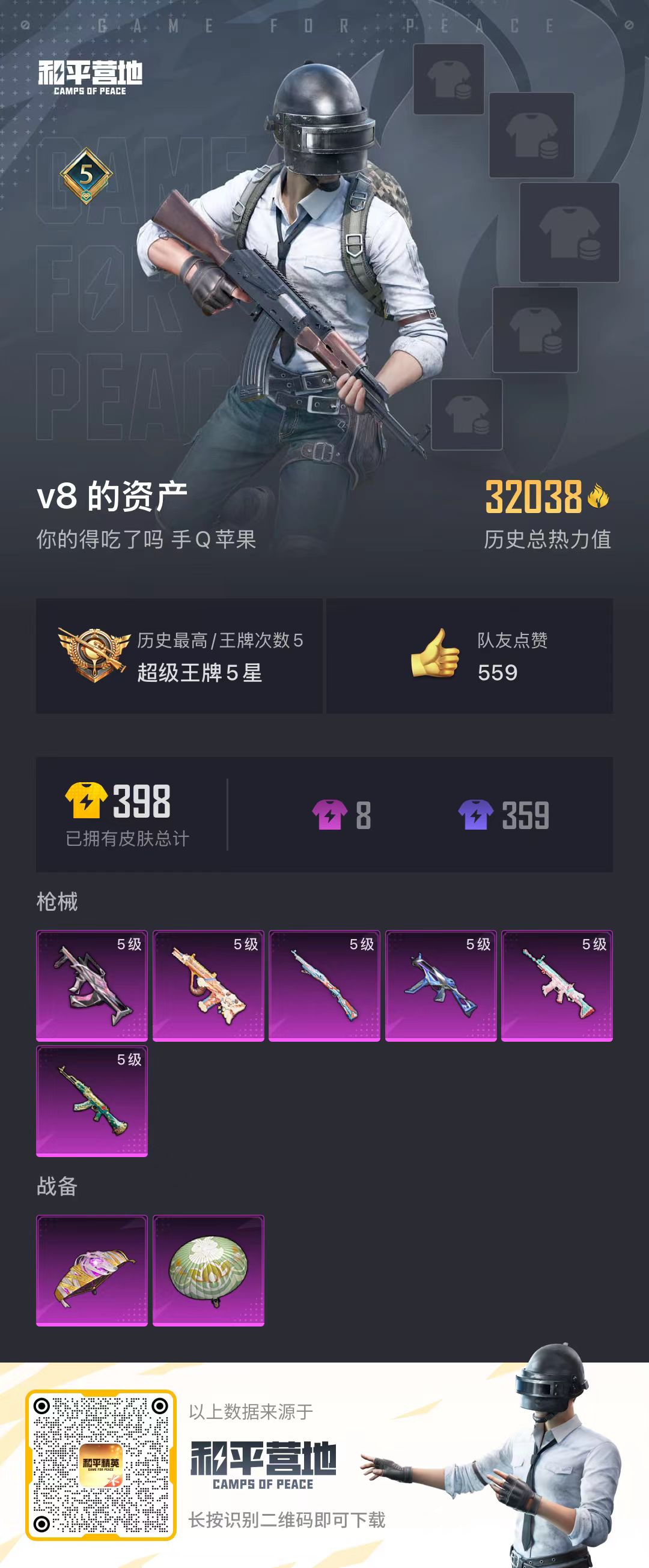 HPSJ3285813和平精英账号详情图3 HPSJ3285813和平精英账号详情图3