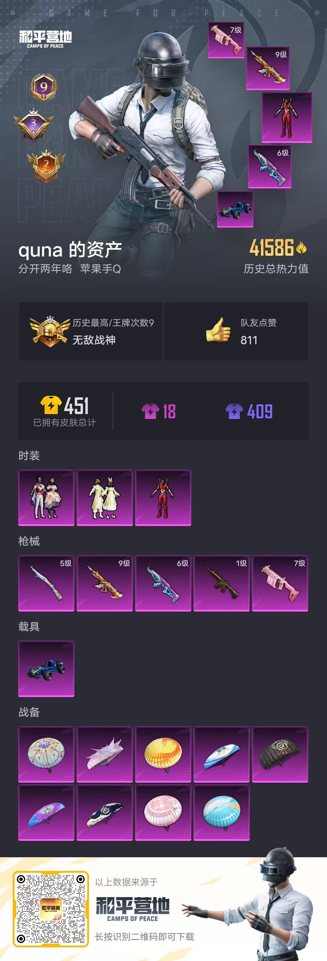 HPSJ3285787和平精英账号详情图4 HPSJ3285787和平精英账号详情图4