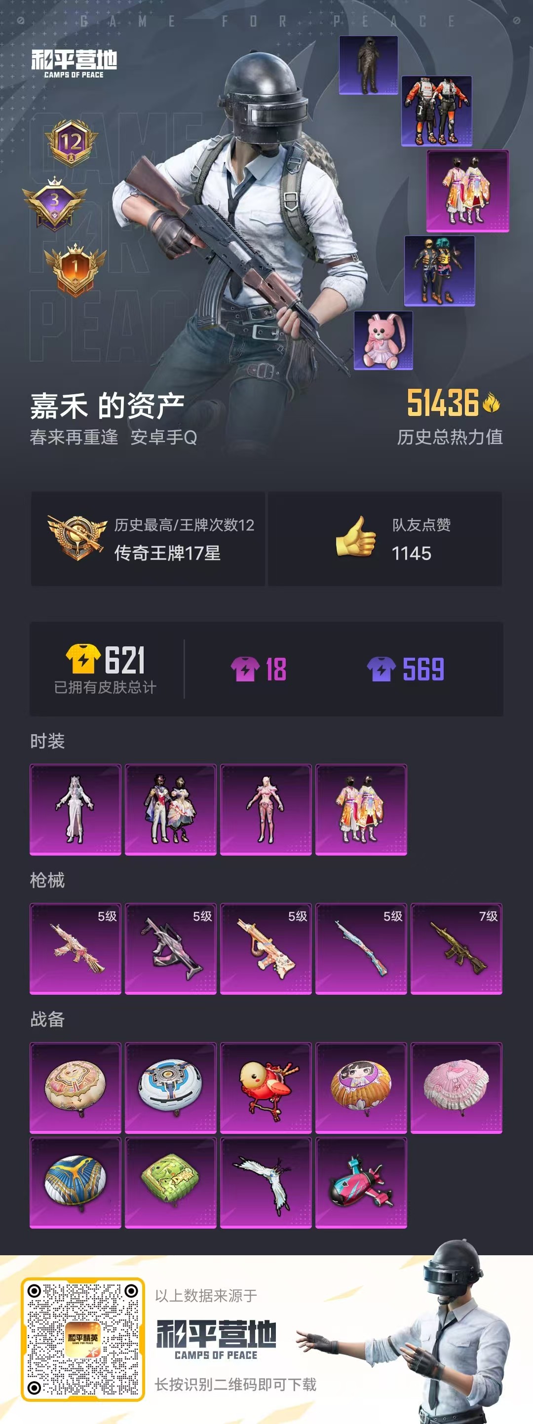 HPSJ3285831和平精英账号详情图3 HPSJ3285831和平精英账号详情图3
