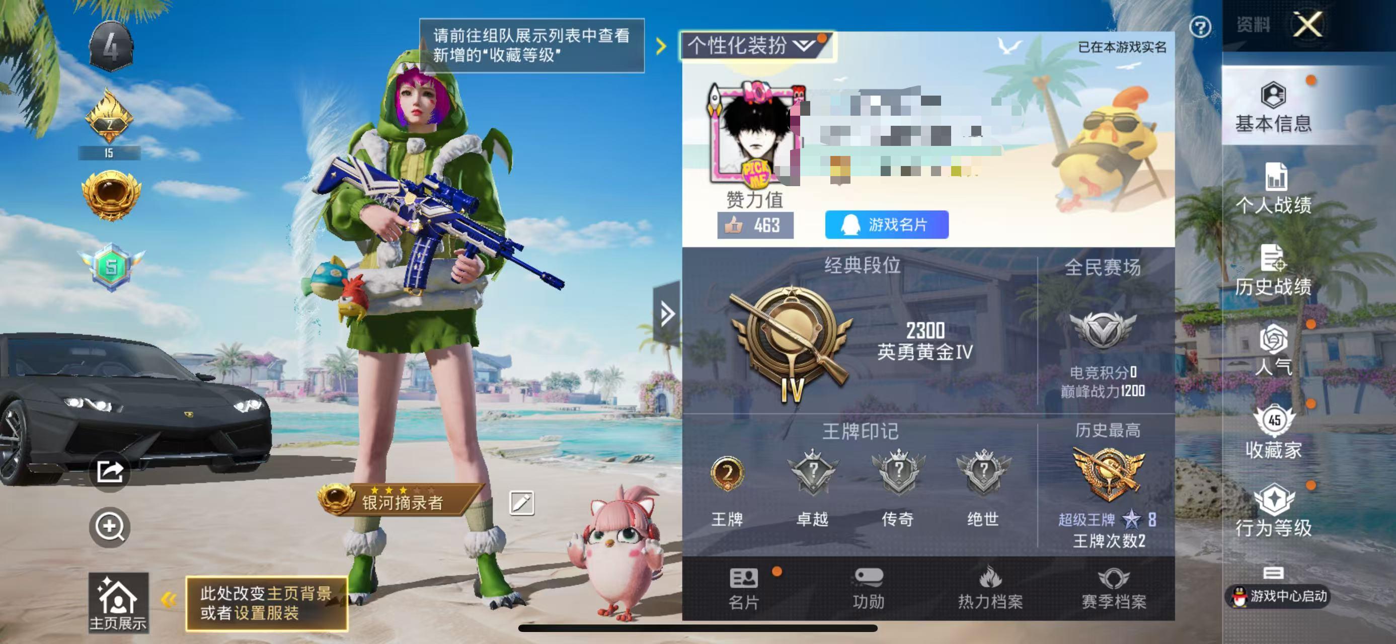 HPSJ3285793和平精英账号详情图2 HPSJ3285793和平精英账号详情图2