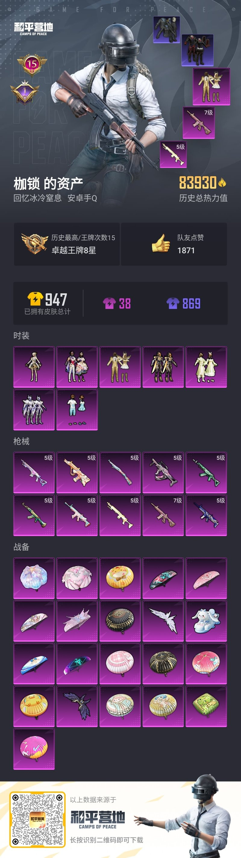HPYHW3285739和平精英账号详情图8 HPYHW3285739和平精英账号详情图8