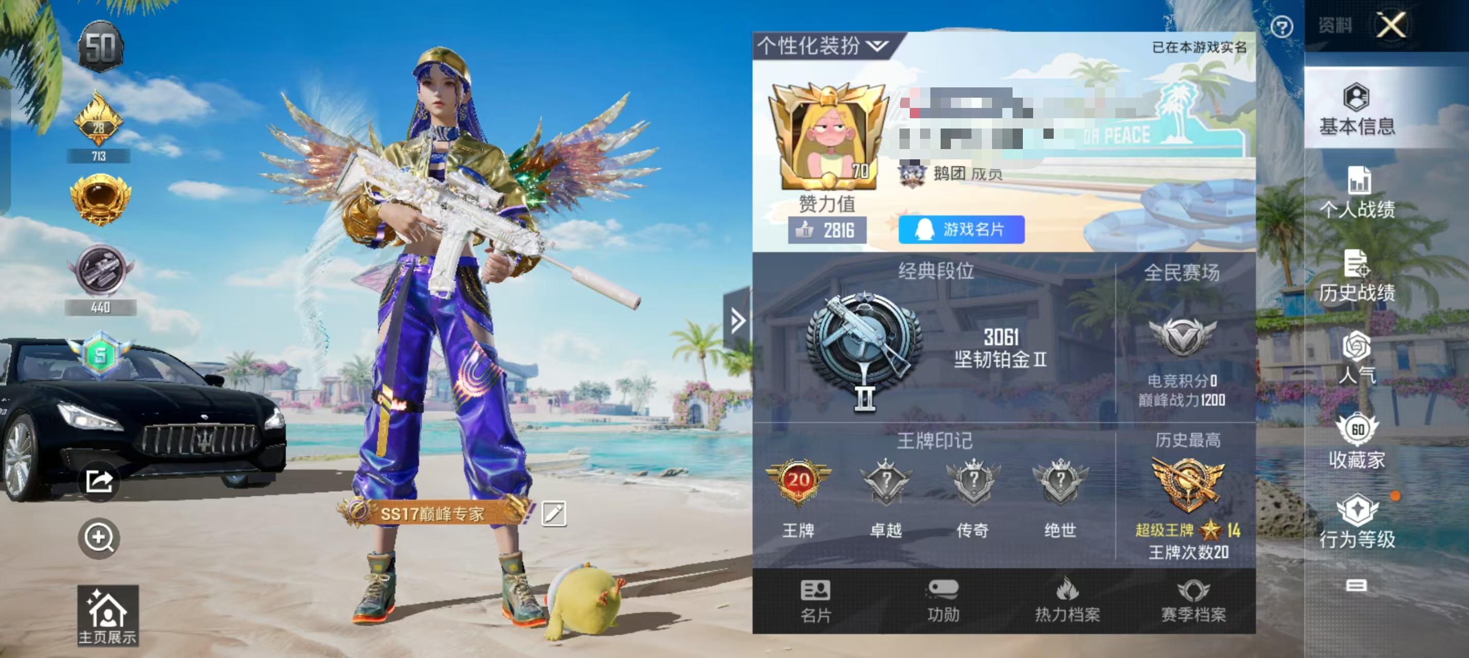 HPSJ3285767和平精英账号详情图2 HPSJ3285767和平精英账号详情图2