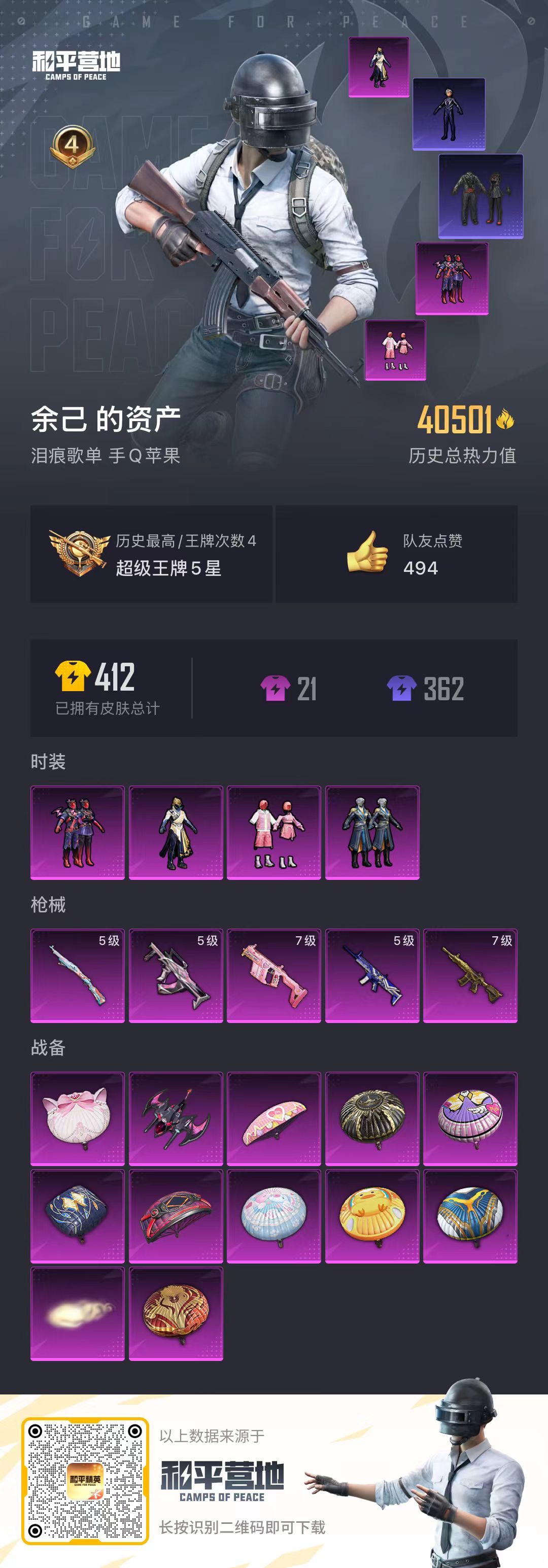 HPSJ3286220和平精英账号详情图3 HPSJ3286220和平精英账号详情图3