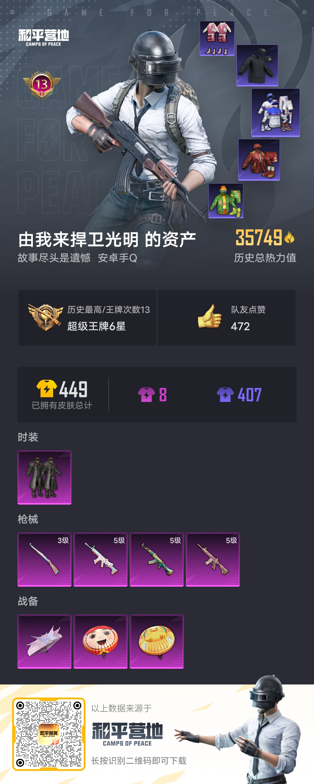 HPSJ3286293和平精英账号详情图3 HPSJ3286293和平精英账号详情图3