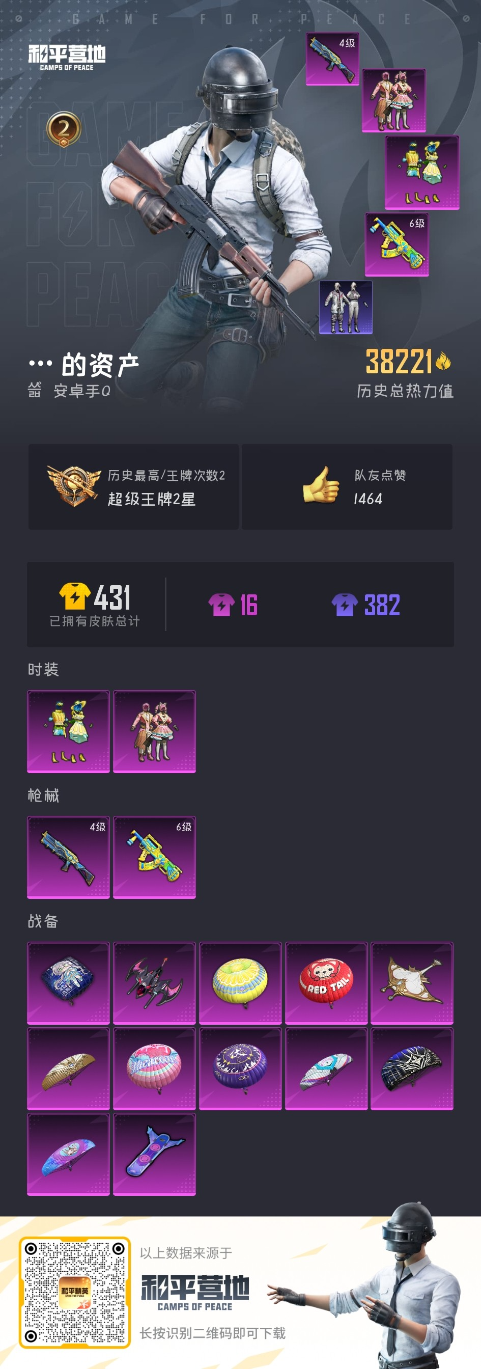 HPSJ3286142和平精英账号详情图4 HPSJ3286142和平精英账号详情图4